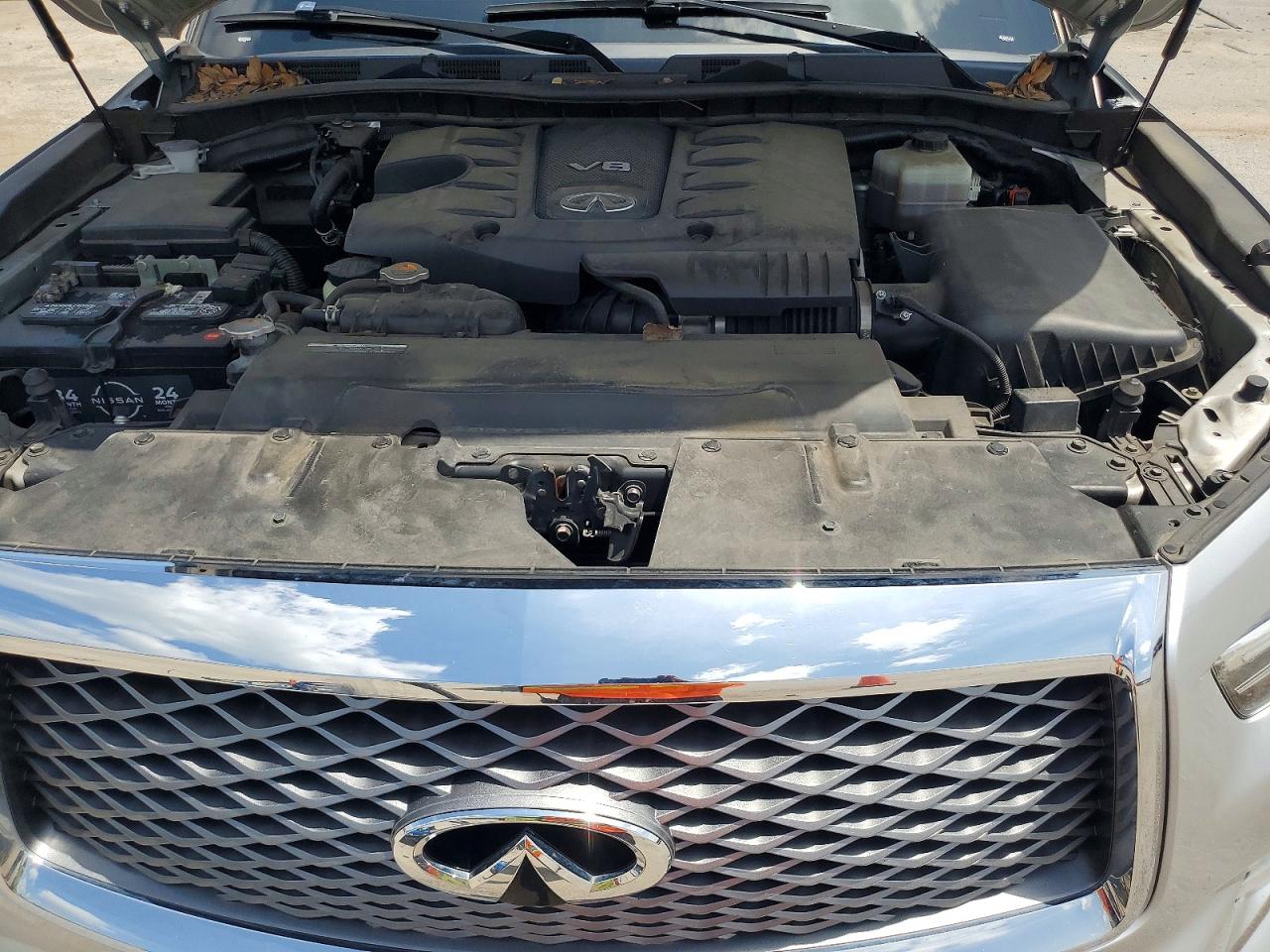 2021 Infiniti Qx80 Luxe Silver vin: JN8AZ2AE8M9272205