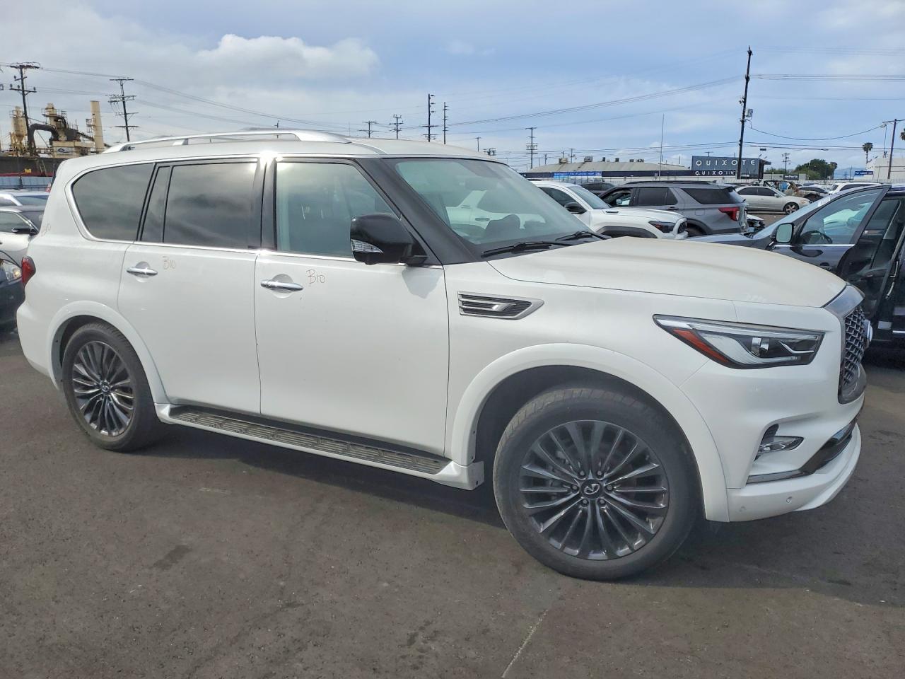 2023 Infiniti Qx80 Premium Select White vin: JN8AZ2AFXP9757216