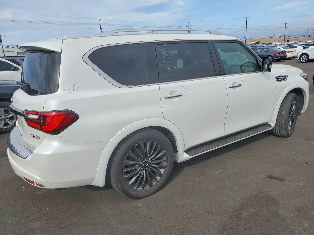 2023 Infiniti Qx80 Premium Select White vin: JN8AZ2AFXP9757216