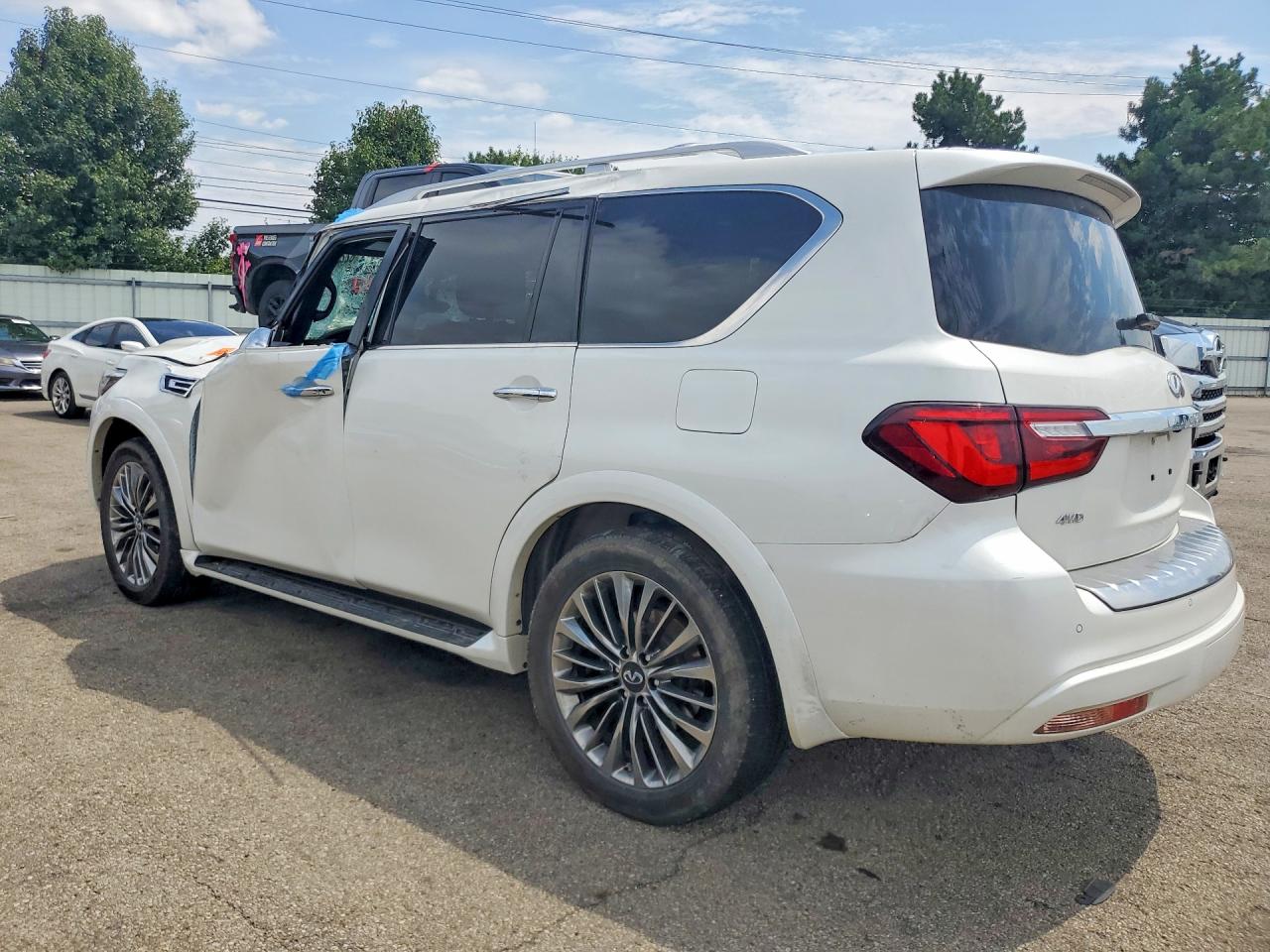 2021 Infiniti Qx80 Sensory White vin: JN8AZ2BE2M9272957