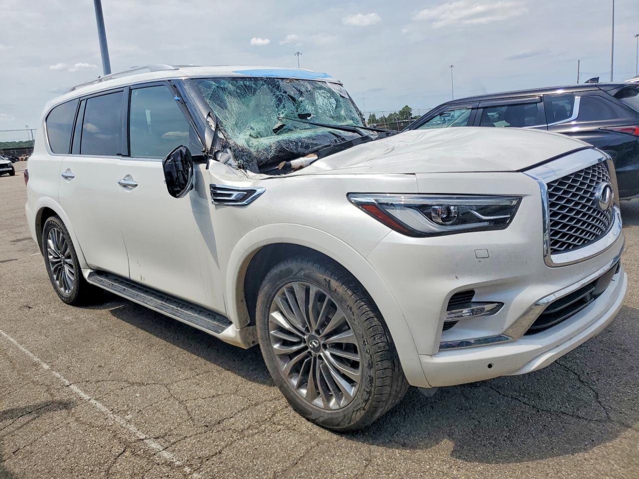 2021 Infiniti Qx80 Sensory White vin: JN8AZ2BE2M9272957