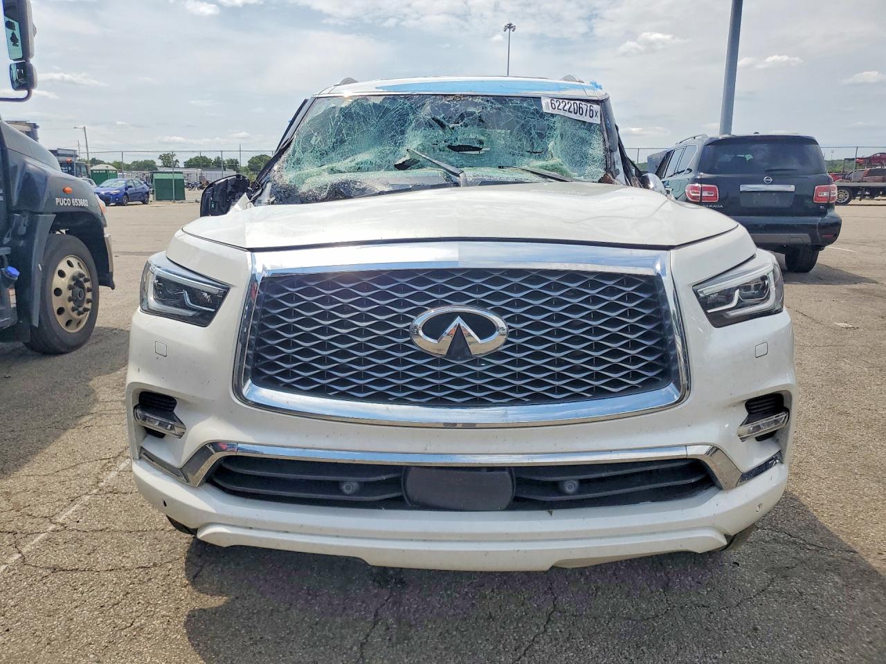 2021 Infiniti Qx80 Sensory White vin: JN8AZ2BE2M9272957