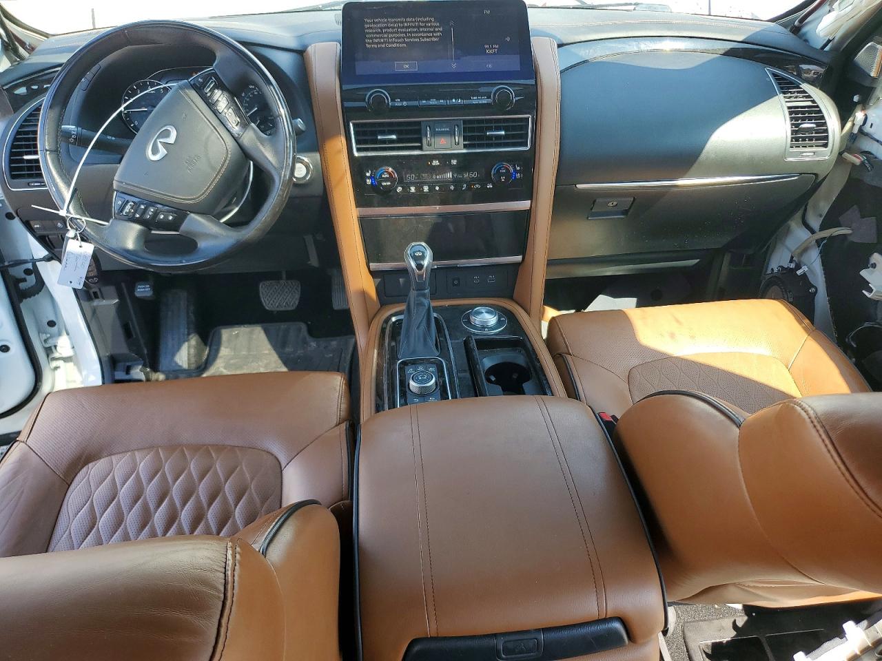 2022 Infiniti Qx80 Sensory White vin: JN8AZ2BEXN9292715