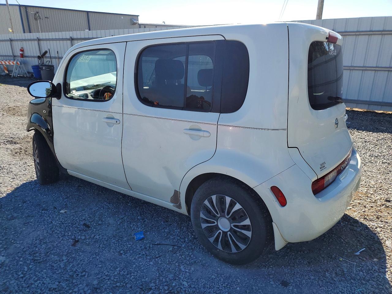 2010 Nissan Cube 1.8 White vin: JN8AZ2KR0AT170297