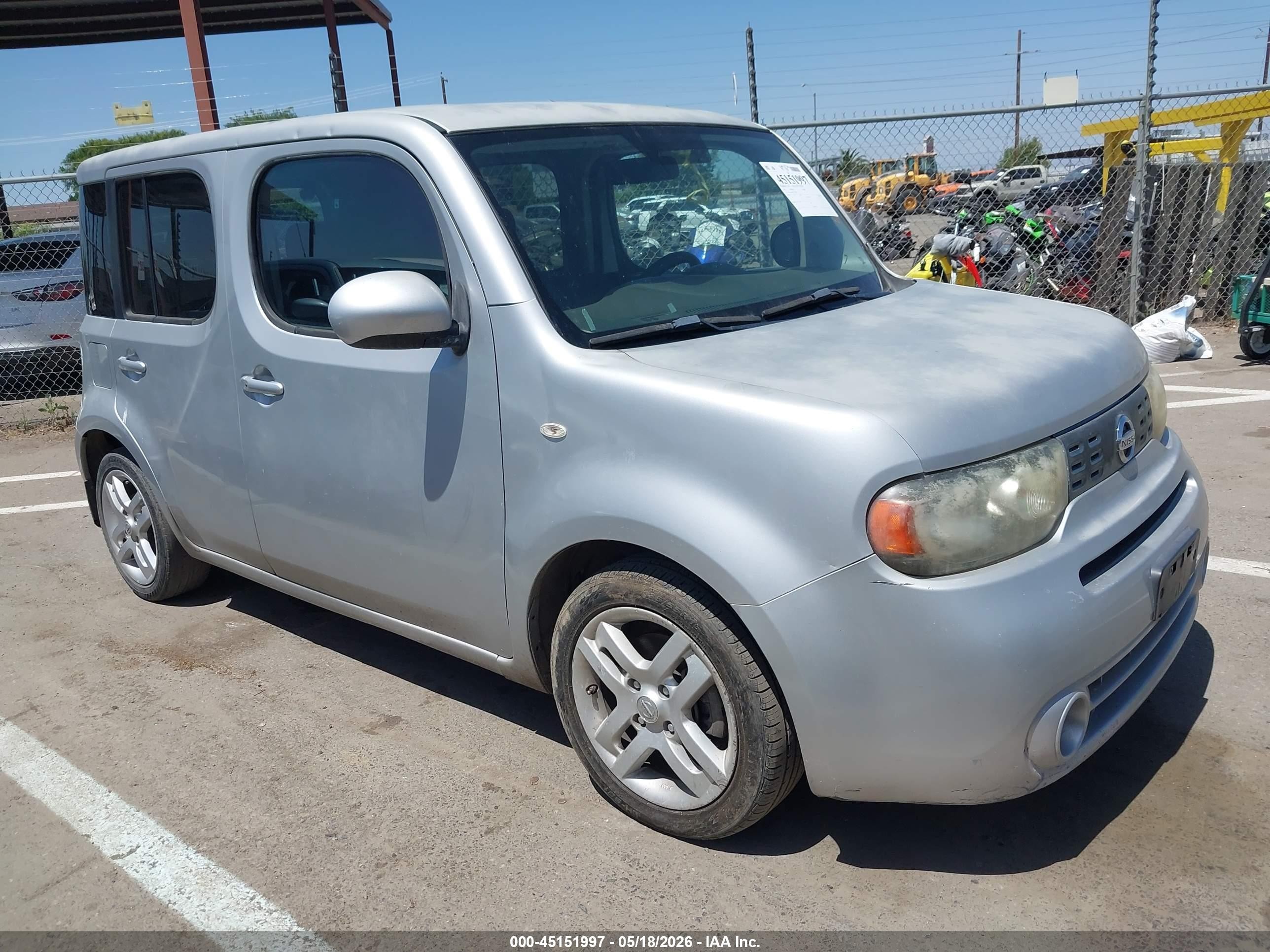 2012 Nissan Cube 1.8 Sl Silver vin: JN8AZ2KR0CT251996