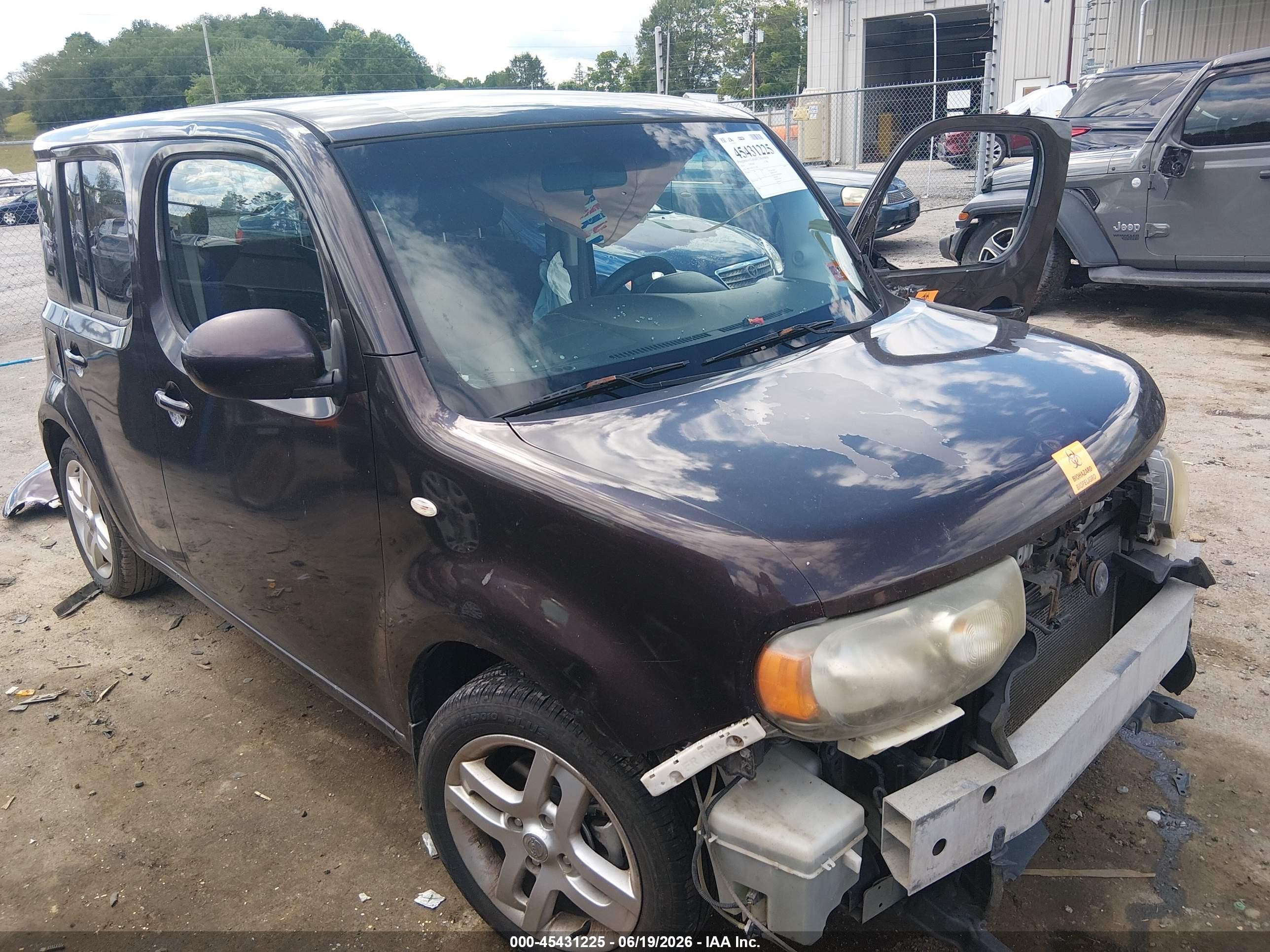 2010 Nissan Cube 1.8sl Purple vin: JN8AZ2KR1AT171460