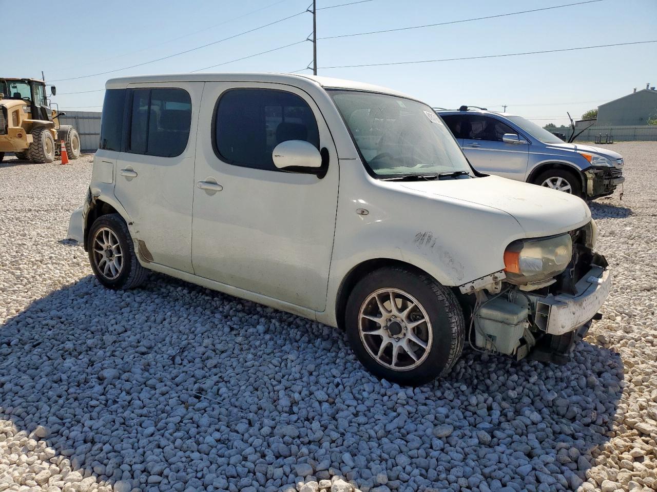 2011 Nissan Cube White vin: JN8AZ2KR2BT212907