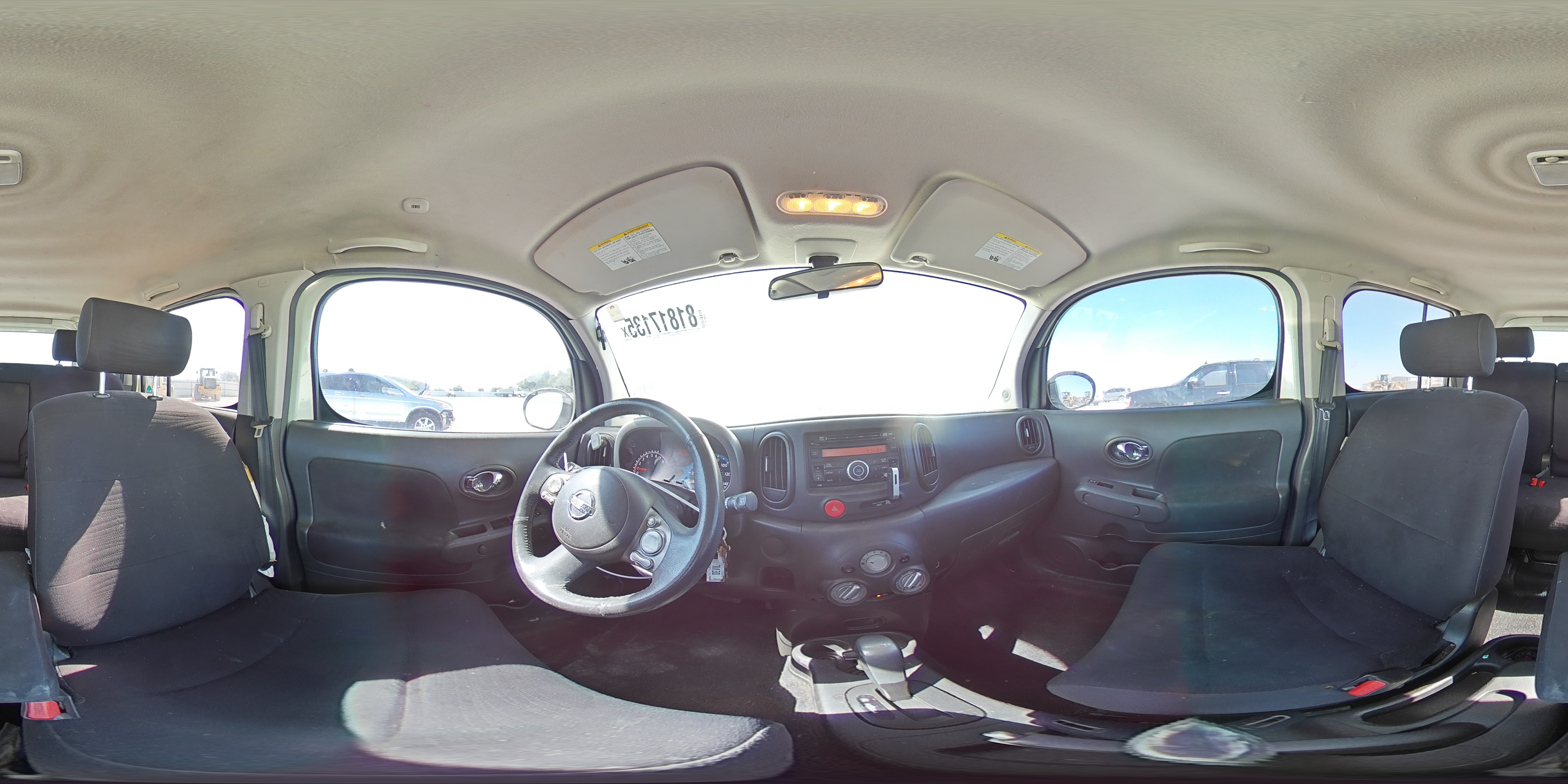 2011 Nissan Cube White vin: JN8AZ2KR2BT212907