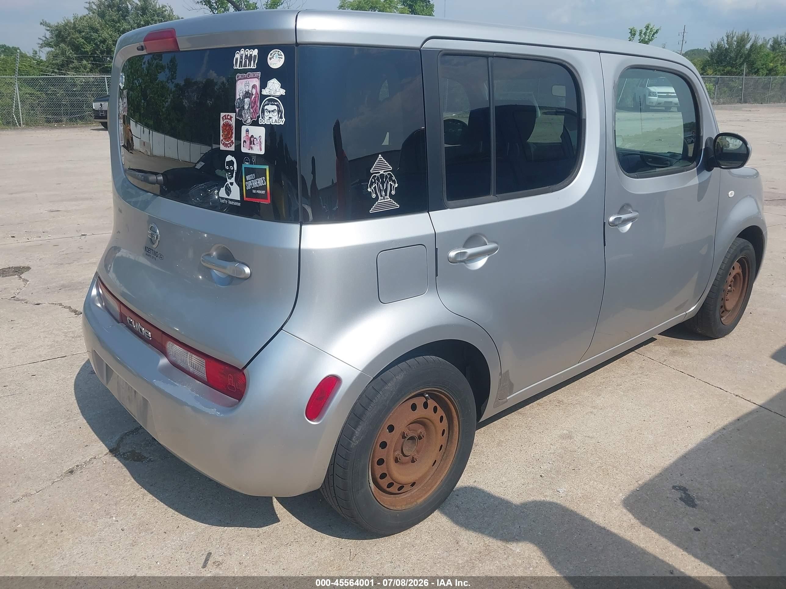 2010 Nissan Cube 1.8s Gray vin: JN8AZ2KR3AT152344