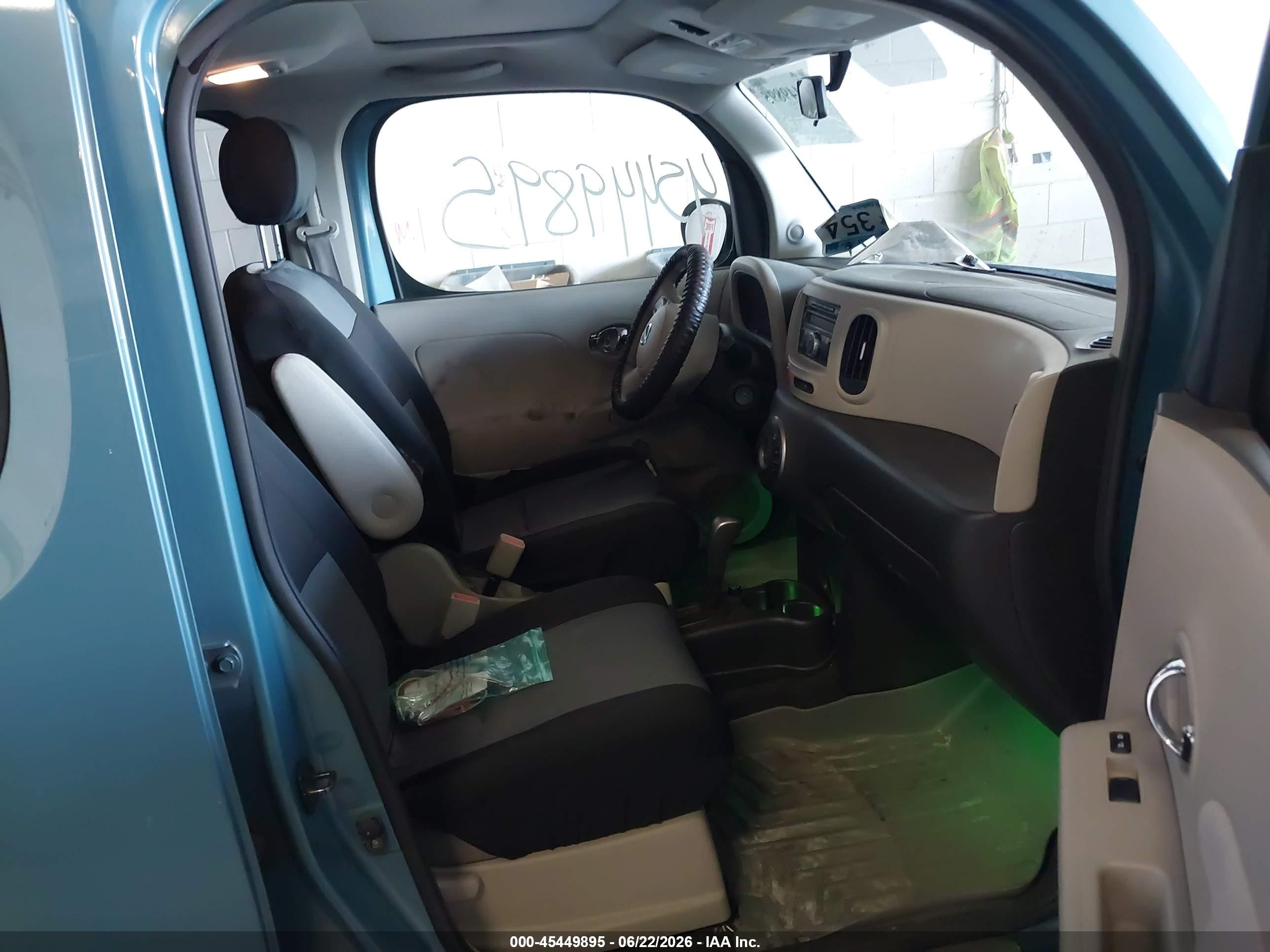 2010 Nissan Cube 1.8sl Бирюзовый vin: JN8AZ2KR3AT153185