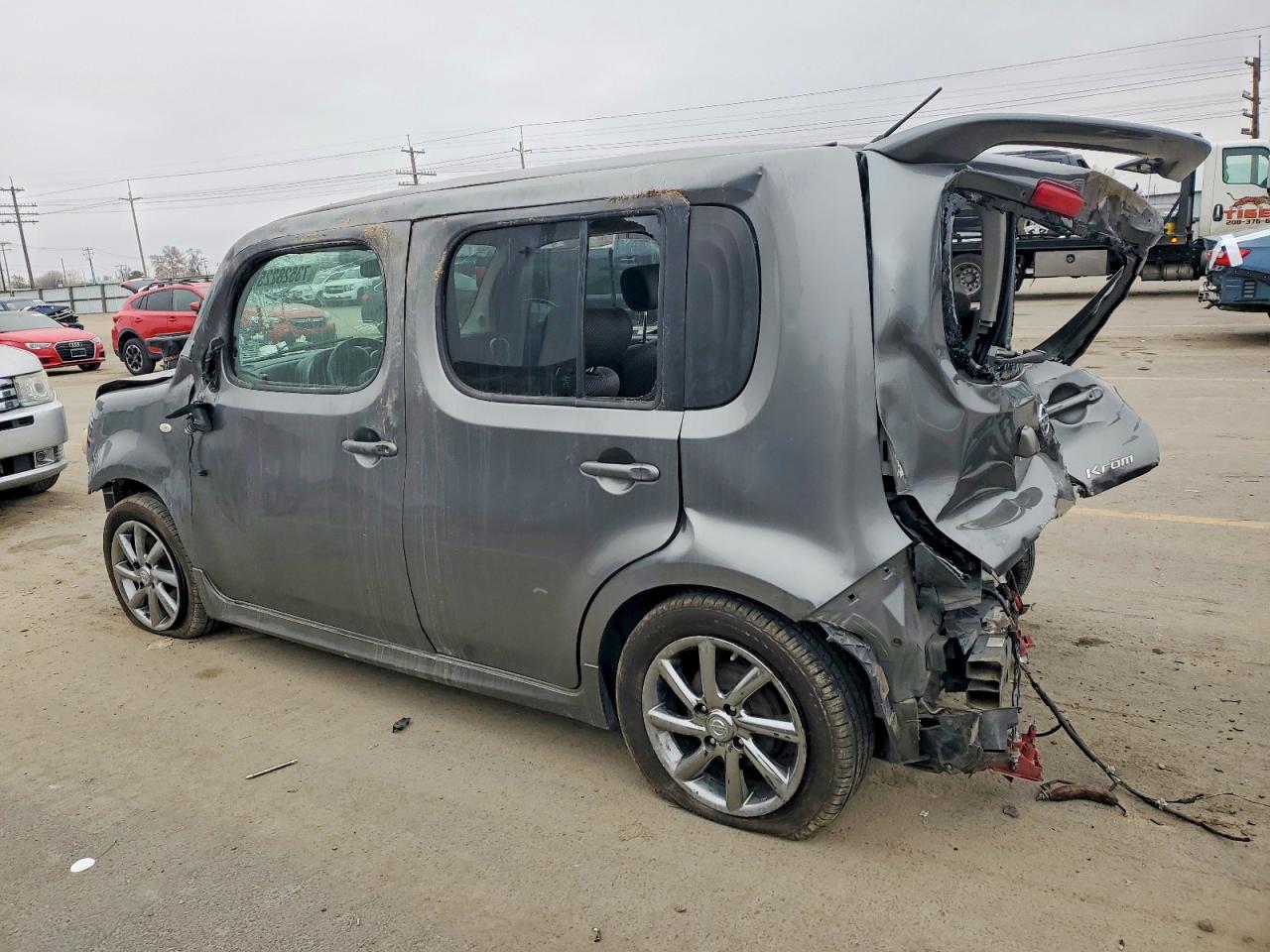 2010 Nissan Cube Silver vin: JN8AZ2KR3AT154885