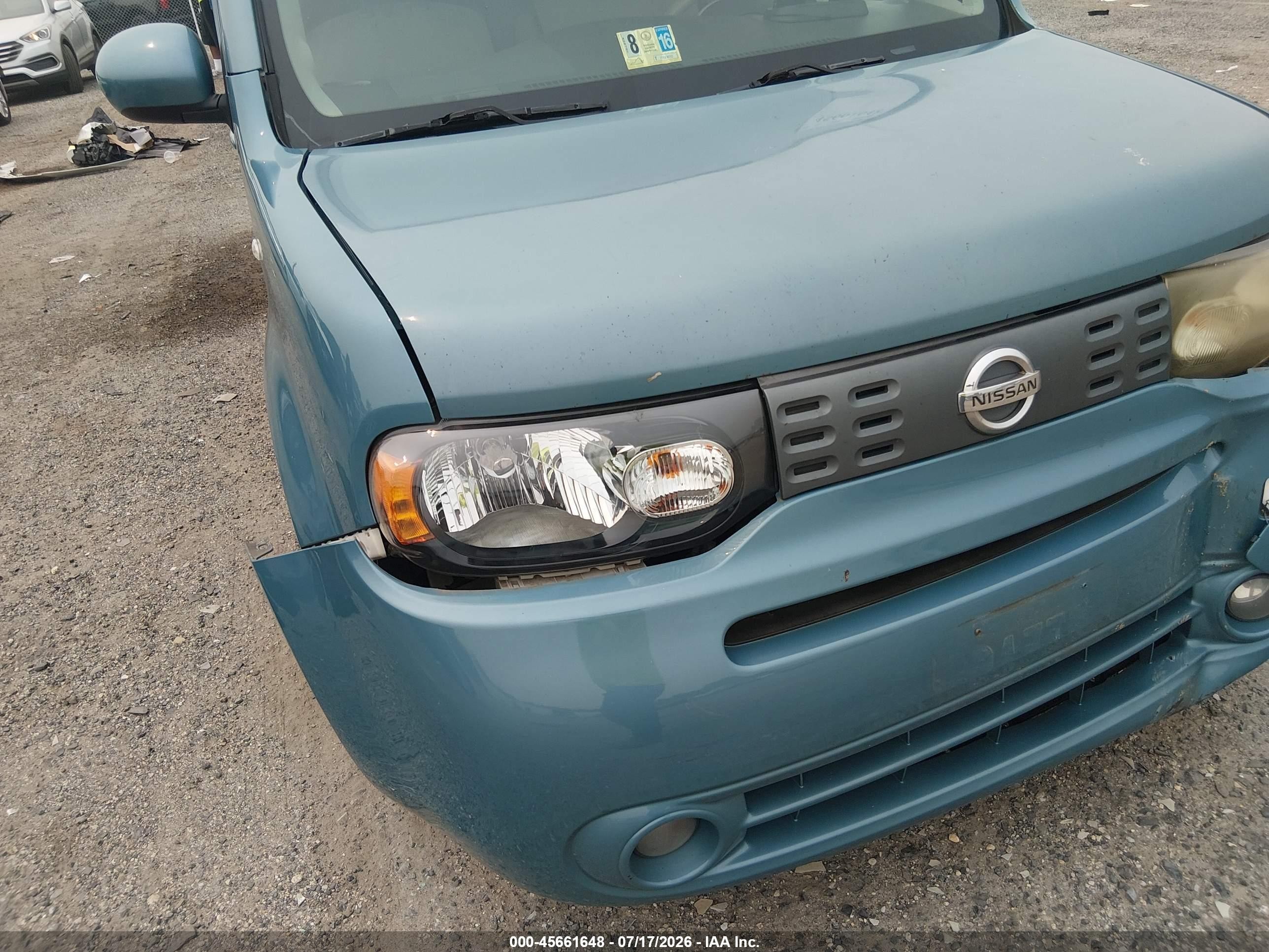 2010 Nissan Cube 1.8sl Light Blue vin: JN8AZ2KR3AT157401