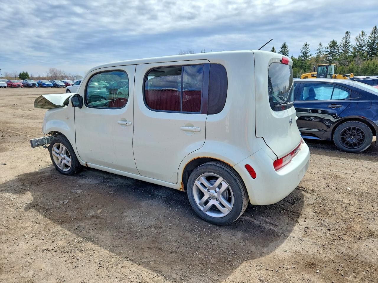 2010 Nissan Cube 1.8 White vin: JN8AZ2KR5AT168044