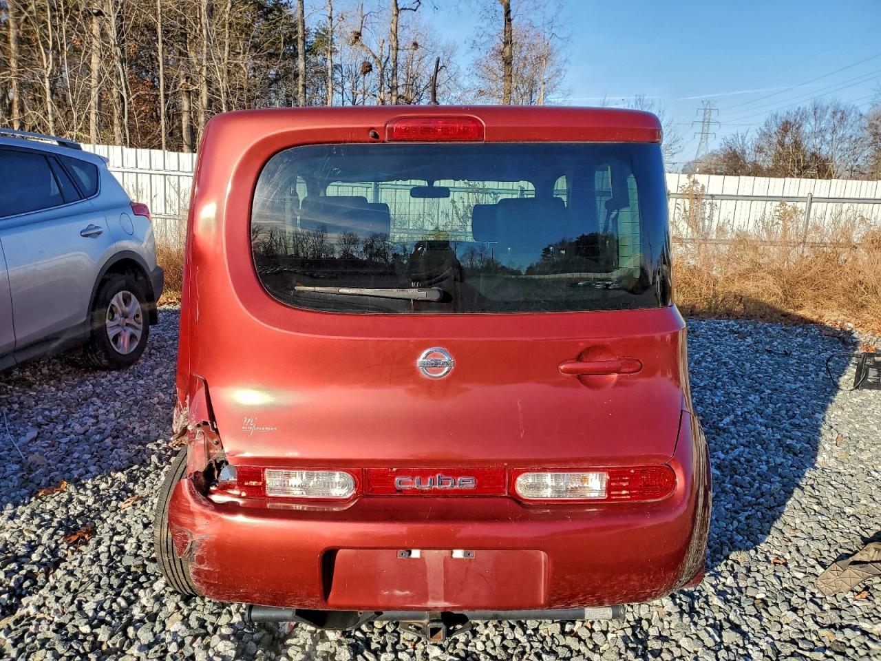 2012 Nissan Cube Base Red vin: JN8AZ2KR5CT254909