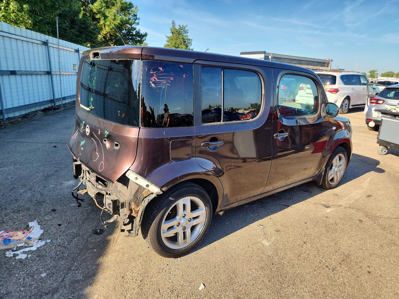 2010 Nissan Cube 1.8 Темно-бордовый vin: JN8AZ2KR6AT166237