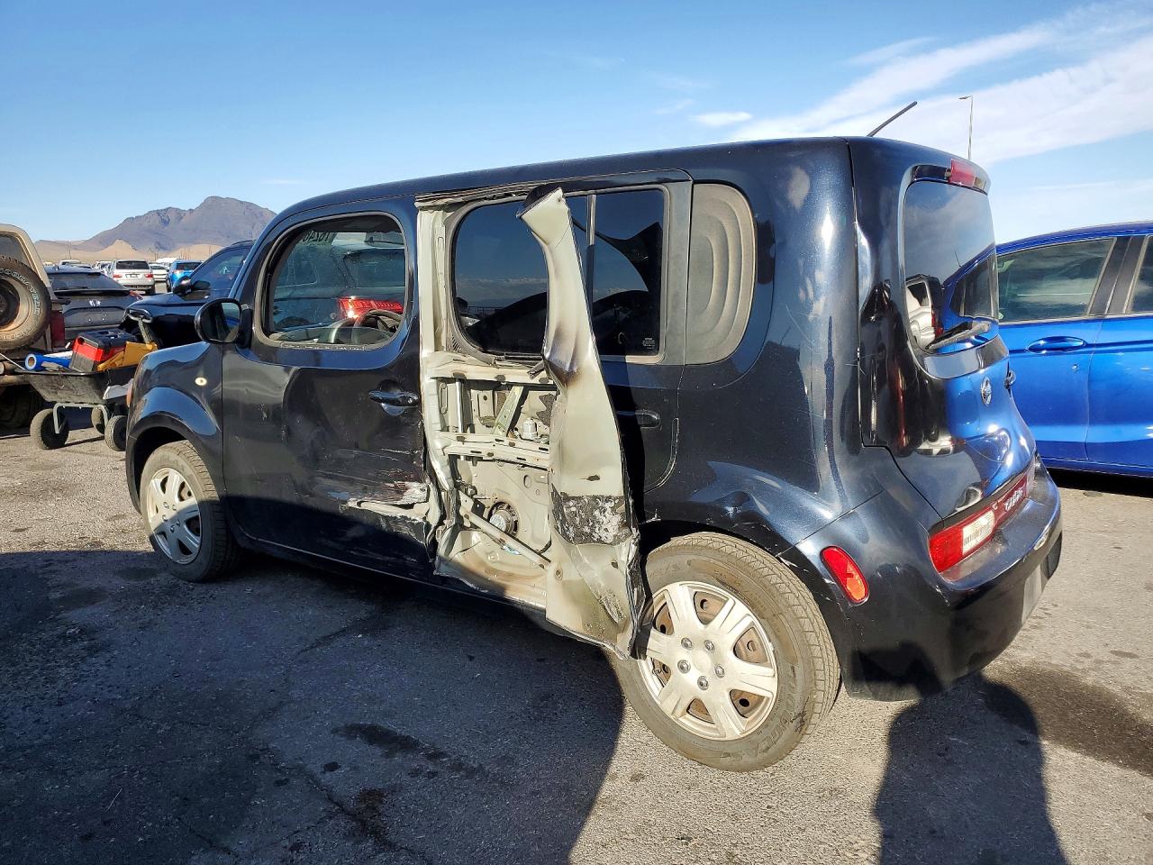 2010 Nissan Cube Base Black vin: JN8AZ2KR6AT168196