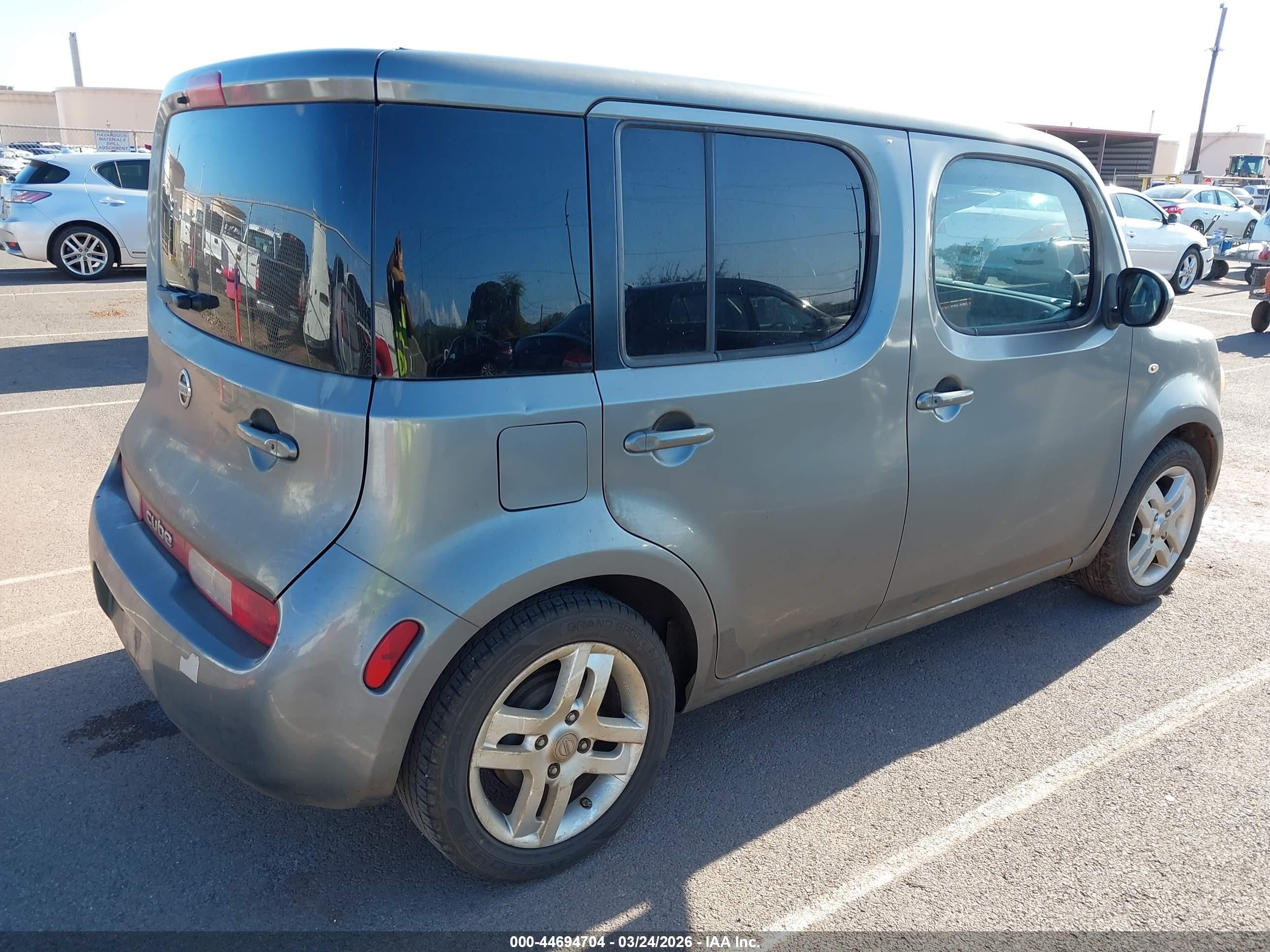 2012 Nissan Cube 1.8 Sl Gray vin: JN8AZ2KR6CT255762