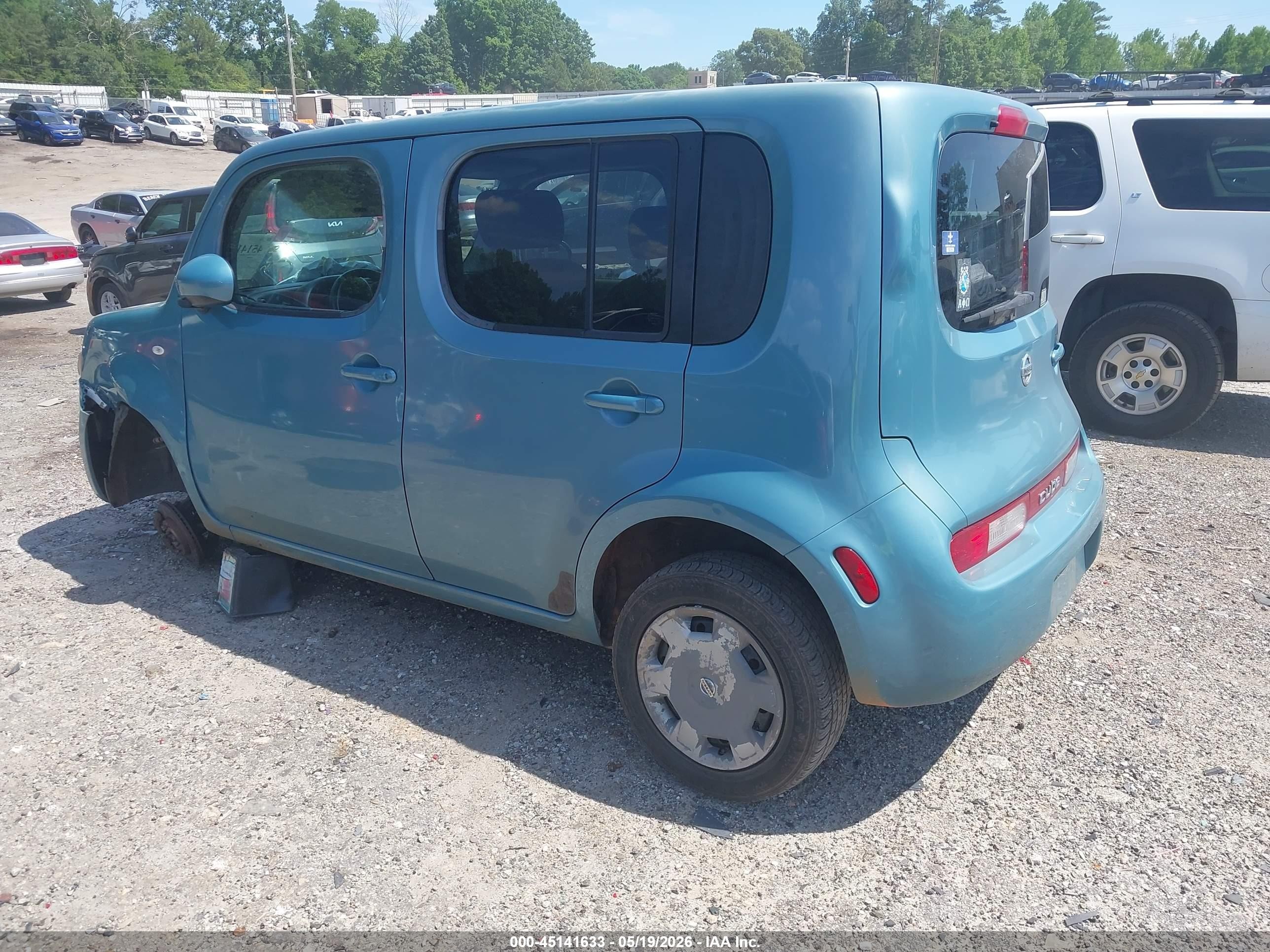 2010 Nissan Cube 1.8s Turquoise vin: JN8AZ2KR7AT159376