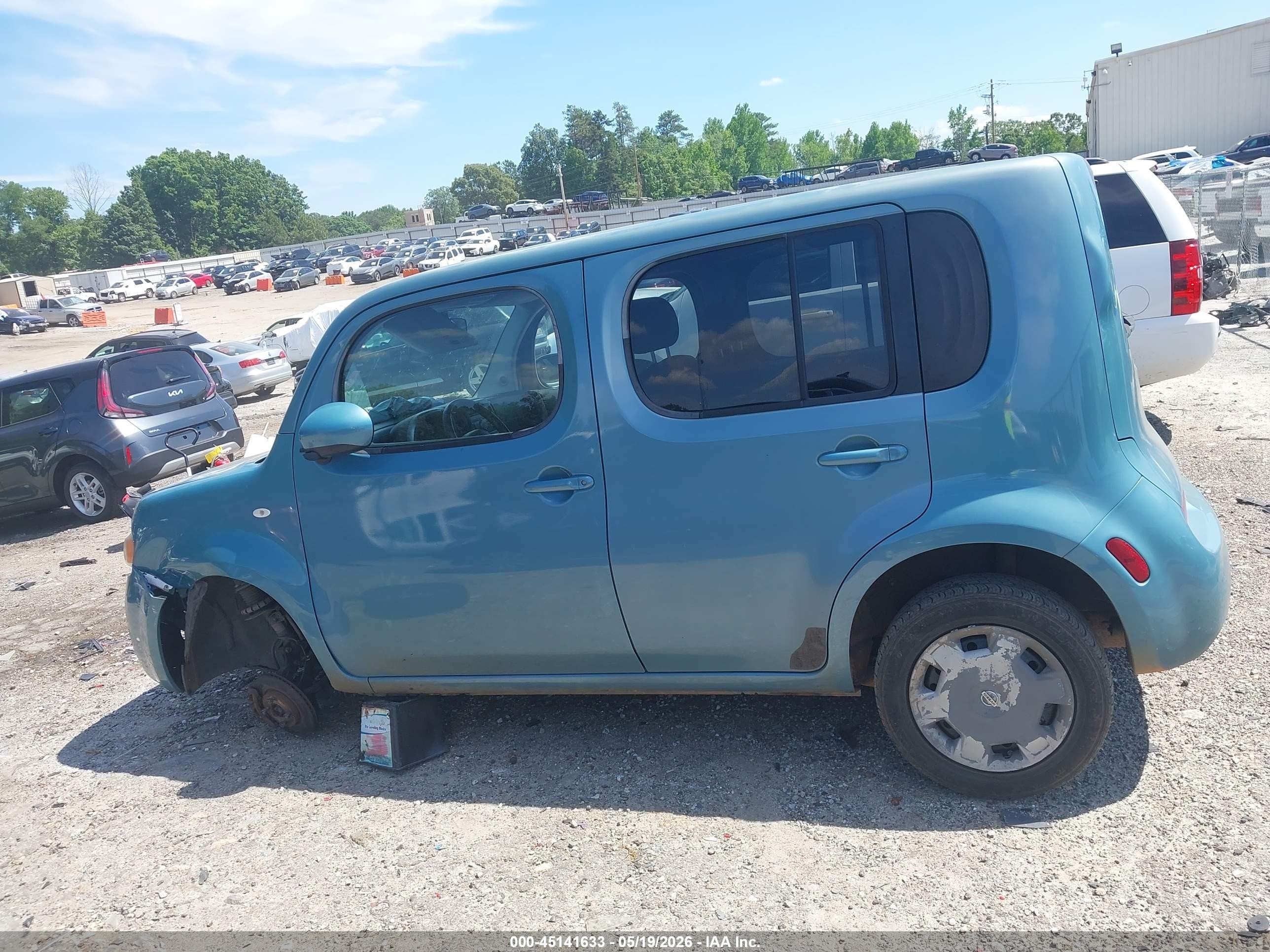 2010 Nissan Cube 1.8s Turquoise vin: JN8AZ2KR7AT159376