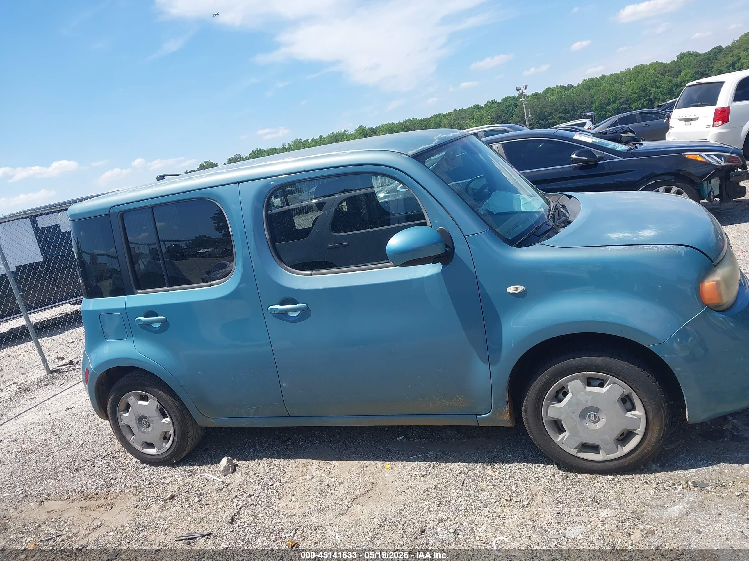 2010 Nissan Cube 1.8s Turquoise vin: JN8AZ2KR7AT159376
