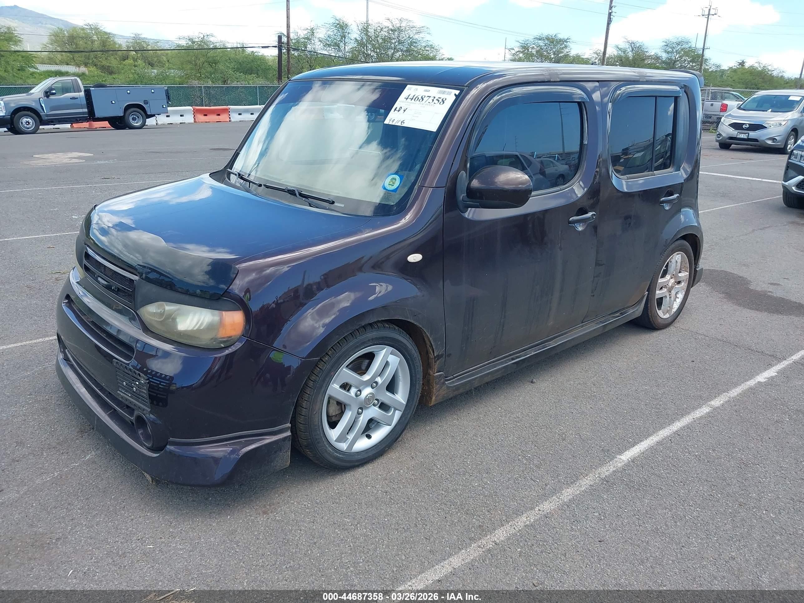 2010 Nissan Cube 1.8s Black vin: JN8AZ2KR7AT164383