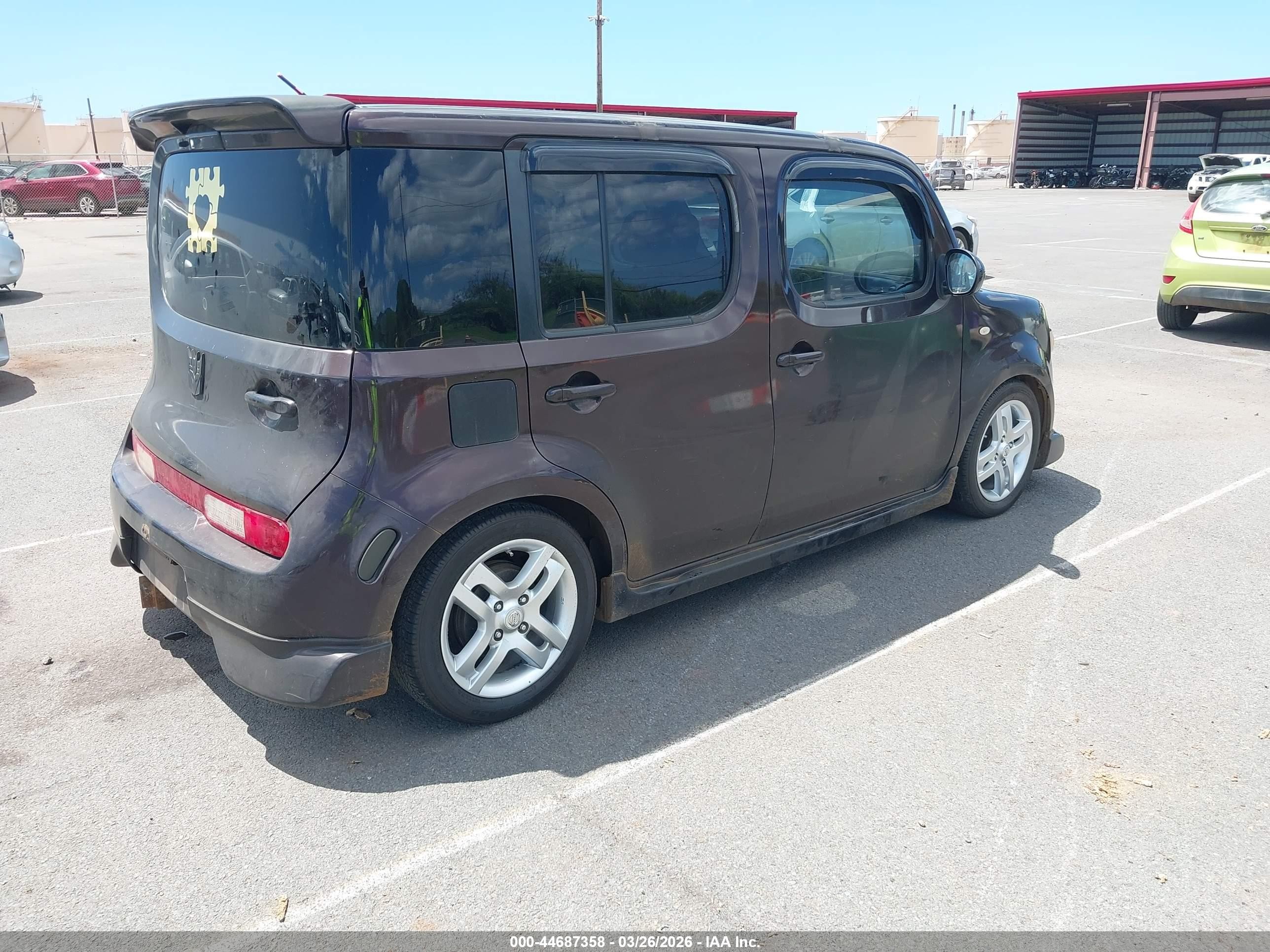 2010 Nissan Cube 1.8s Black vin: JN8AZ2KR7AT164383