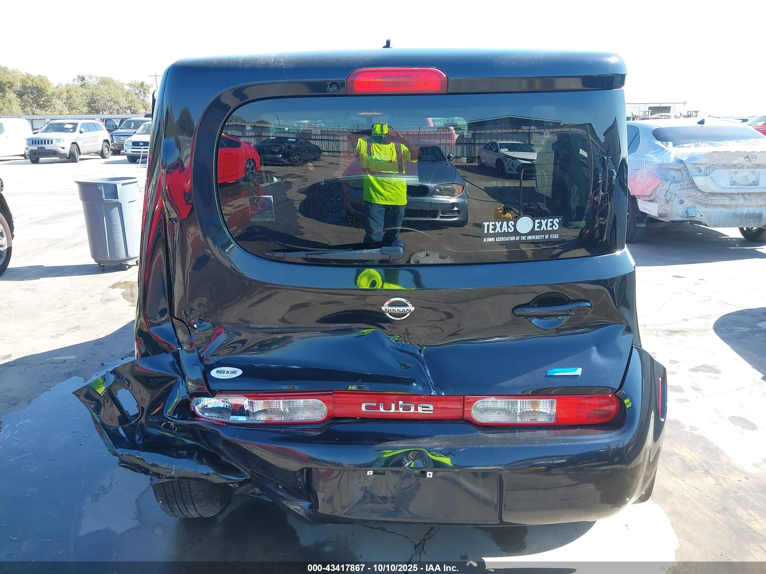 2013 Nissan Cube 1.8 S Black vin: JN8AZ2KR7DT302329