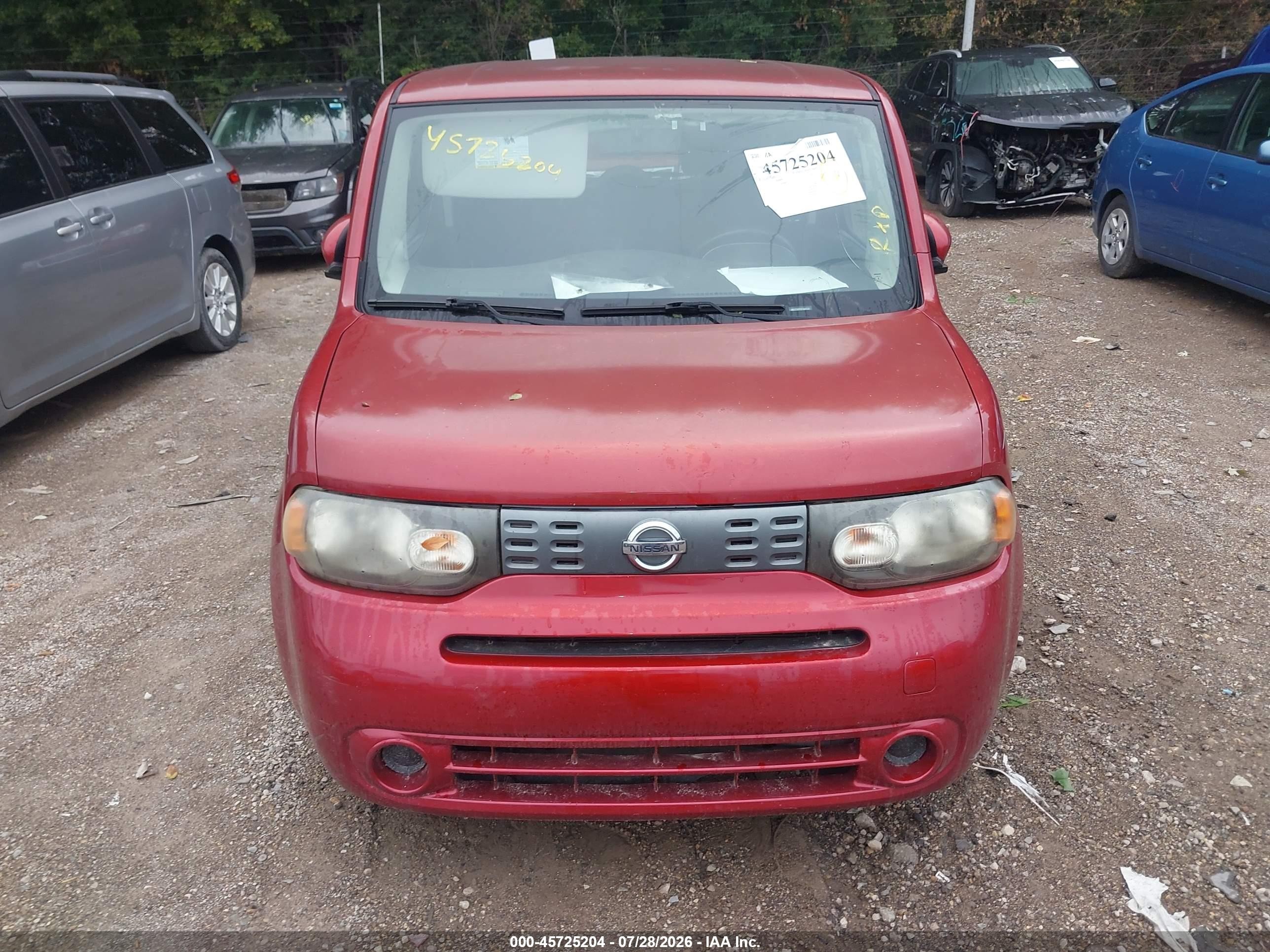 2013 Nissan Cube 1.8 S Красный vin: JN8AZ2KR7DT304565