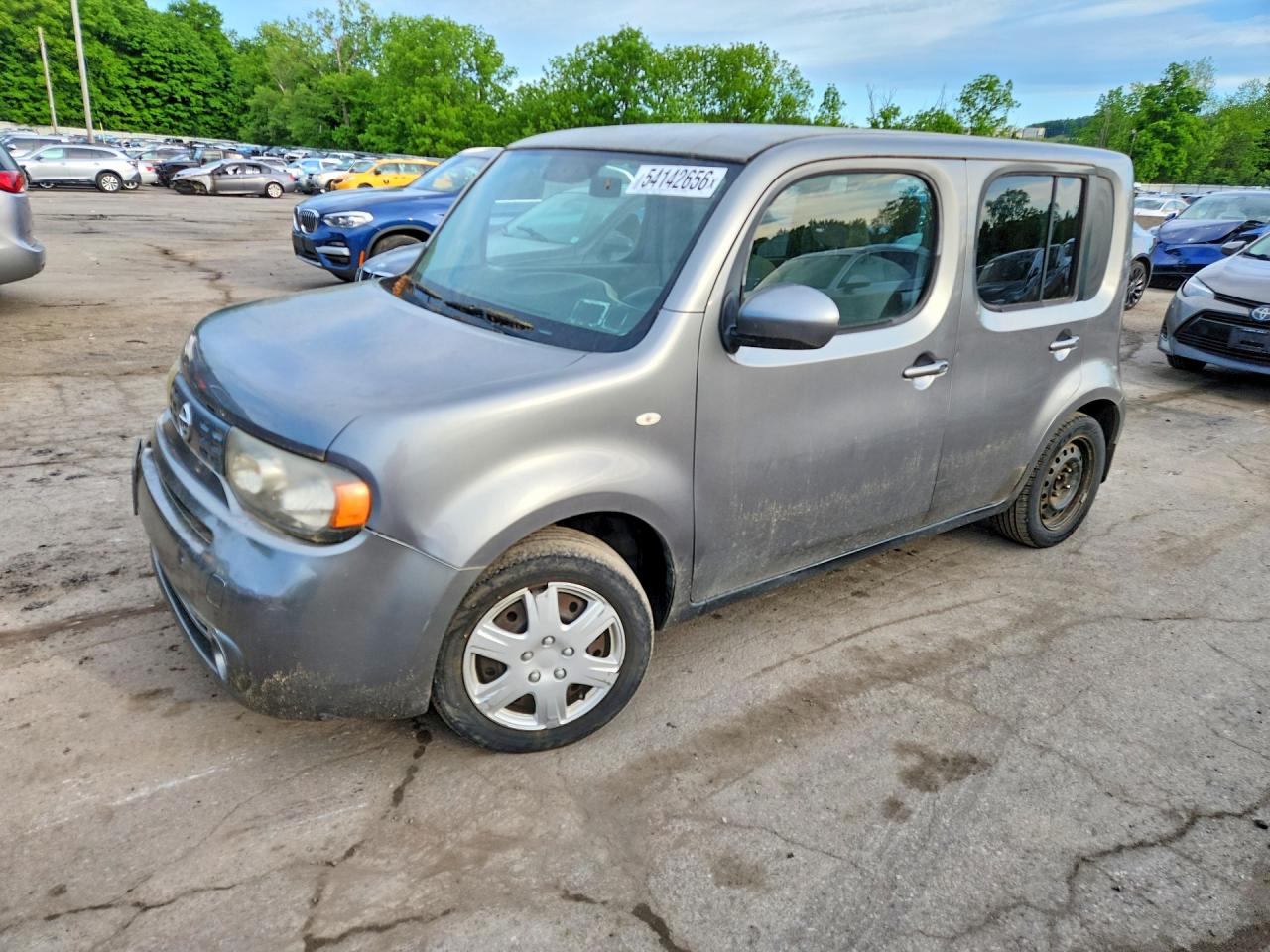 2010 Nissan Cube Silver vin: JN8AZ2KR8AT162173