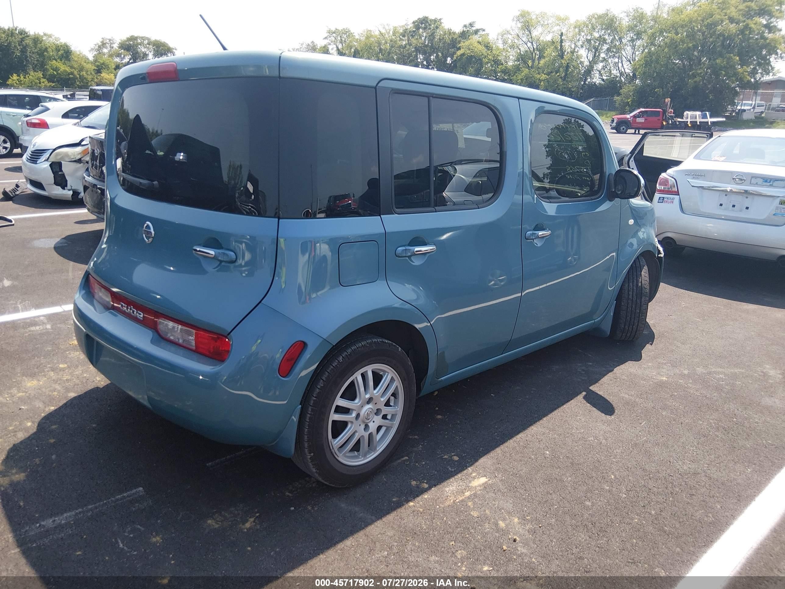 2011 Nissan Cube 1.8s Blue vin: JN8AZ2KR8BT213768