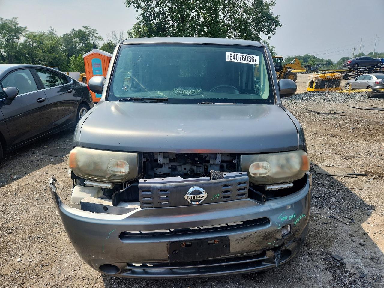 2012 Nissan Cube 1.8 Серый vin: JN8AZ2KR8CT251373