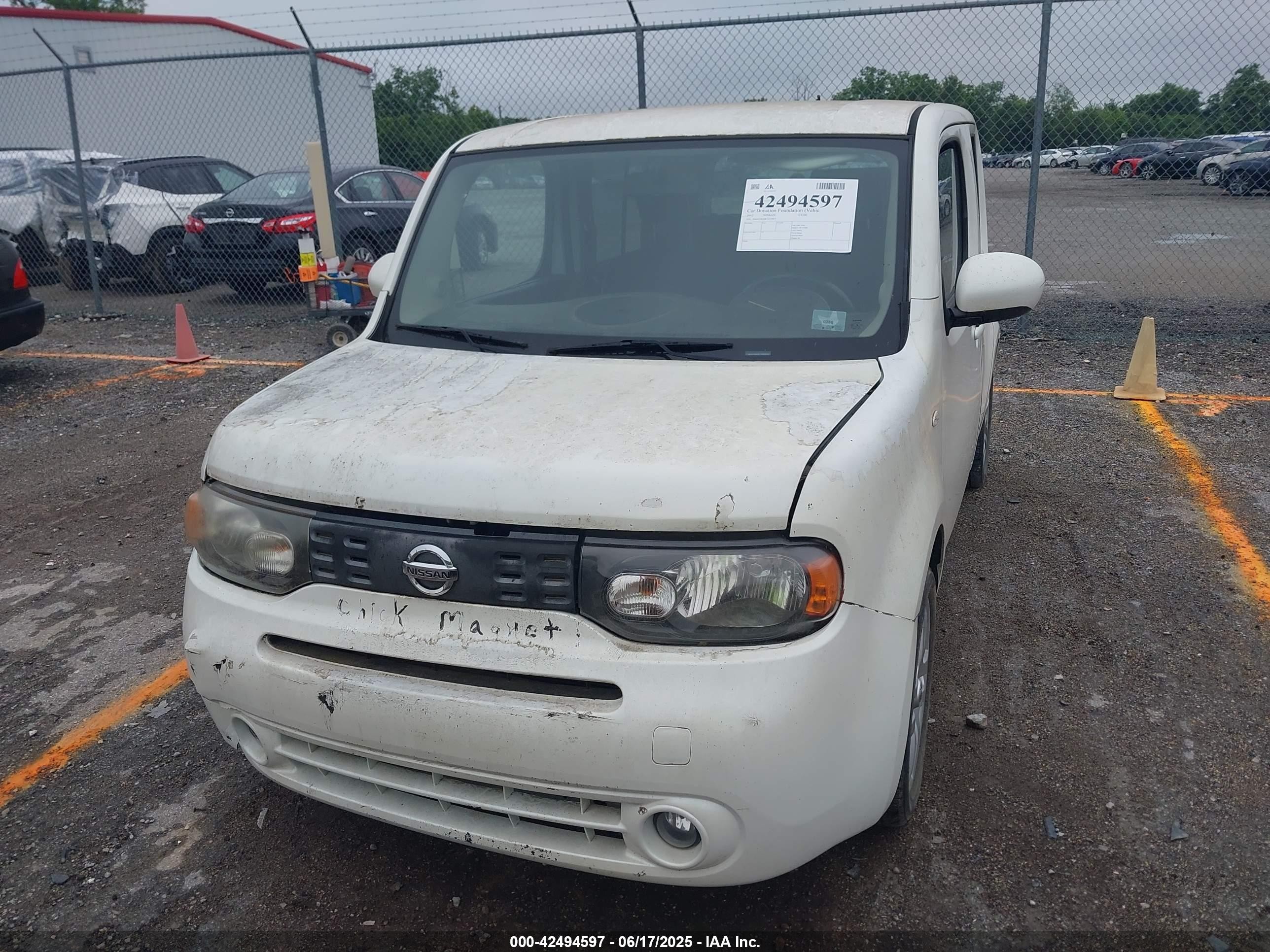 2012 Nissan Cube 1.8 S White vin: JN8AZ2KR8CT255875