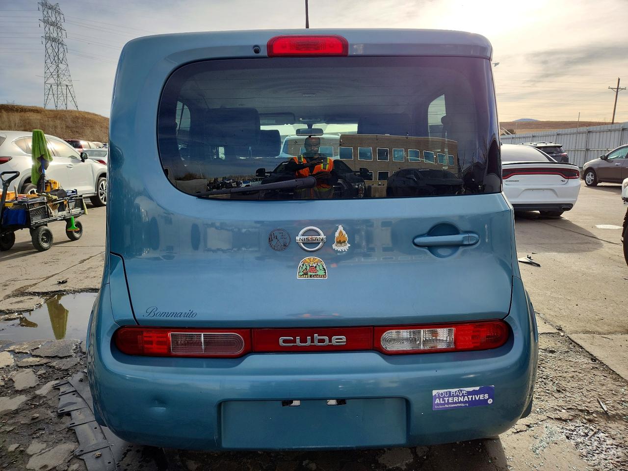 2010 Nissan Cube 1.8 Бирюзовый vin: JN8AZ2KR9AT162392