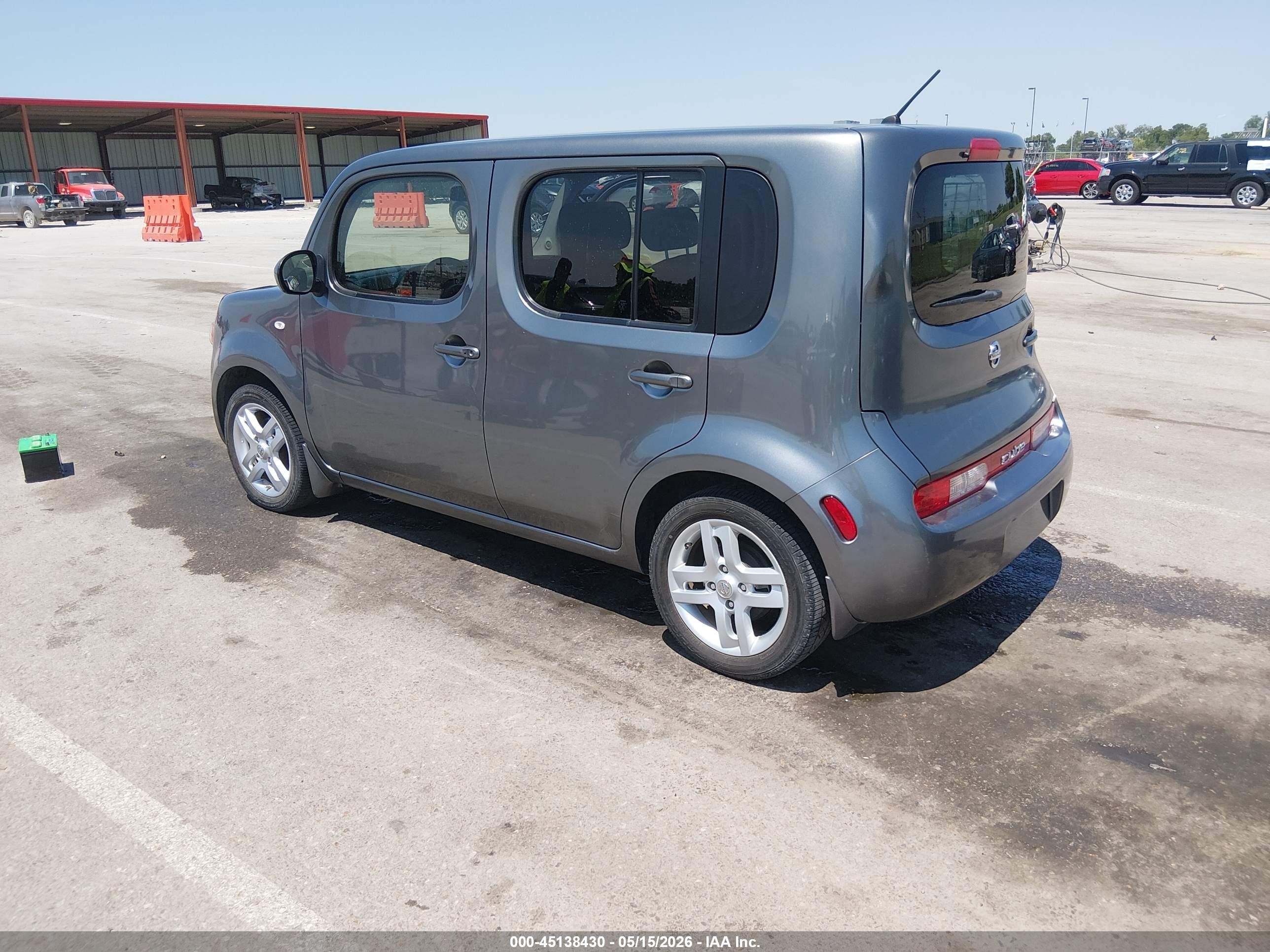 2012 Nissan Cube 1.8 Sl Gray vin: JN8AZ2KR9CT250197