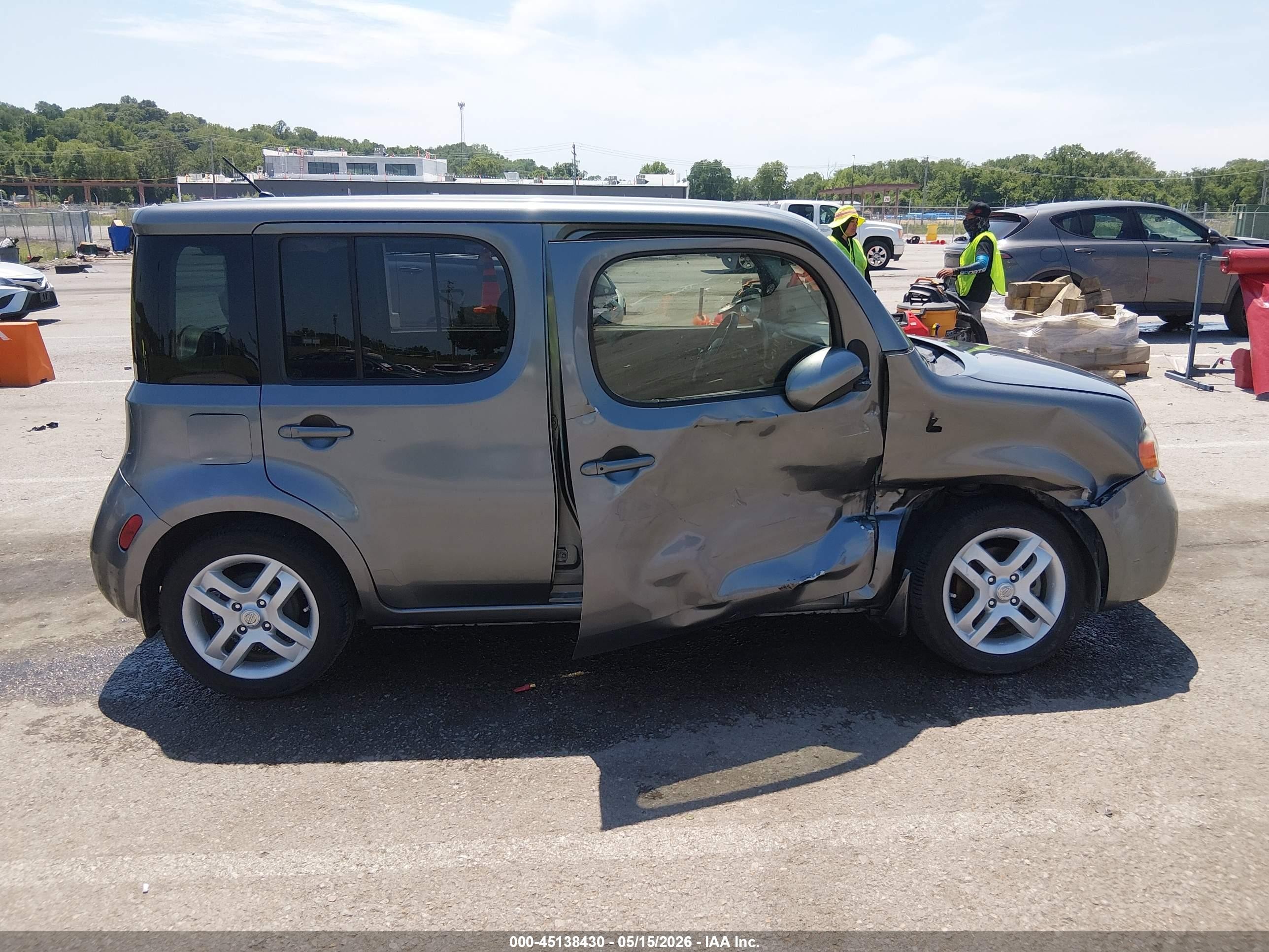 2012 Nissan Cube 1.8 Sl Gray vin: JN8AZ2KR9CT250197