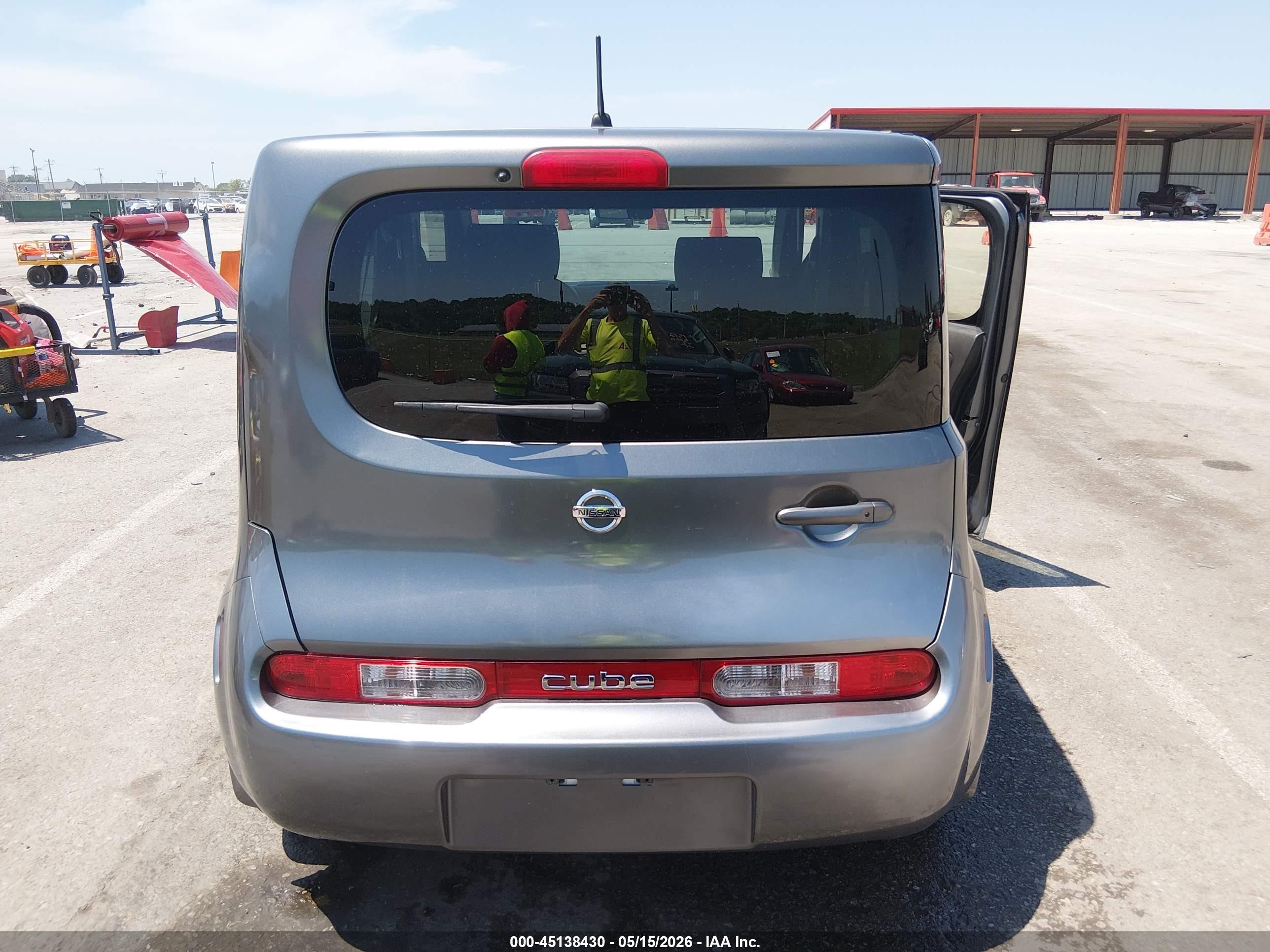 2012 Nissan Cube 1.8 Sl Gray vin: JN8AZ2KR9CT250197