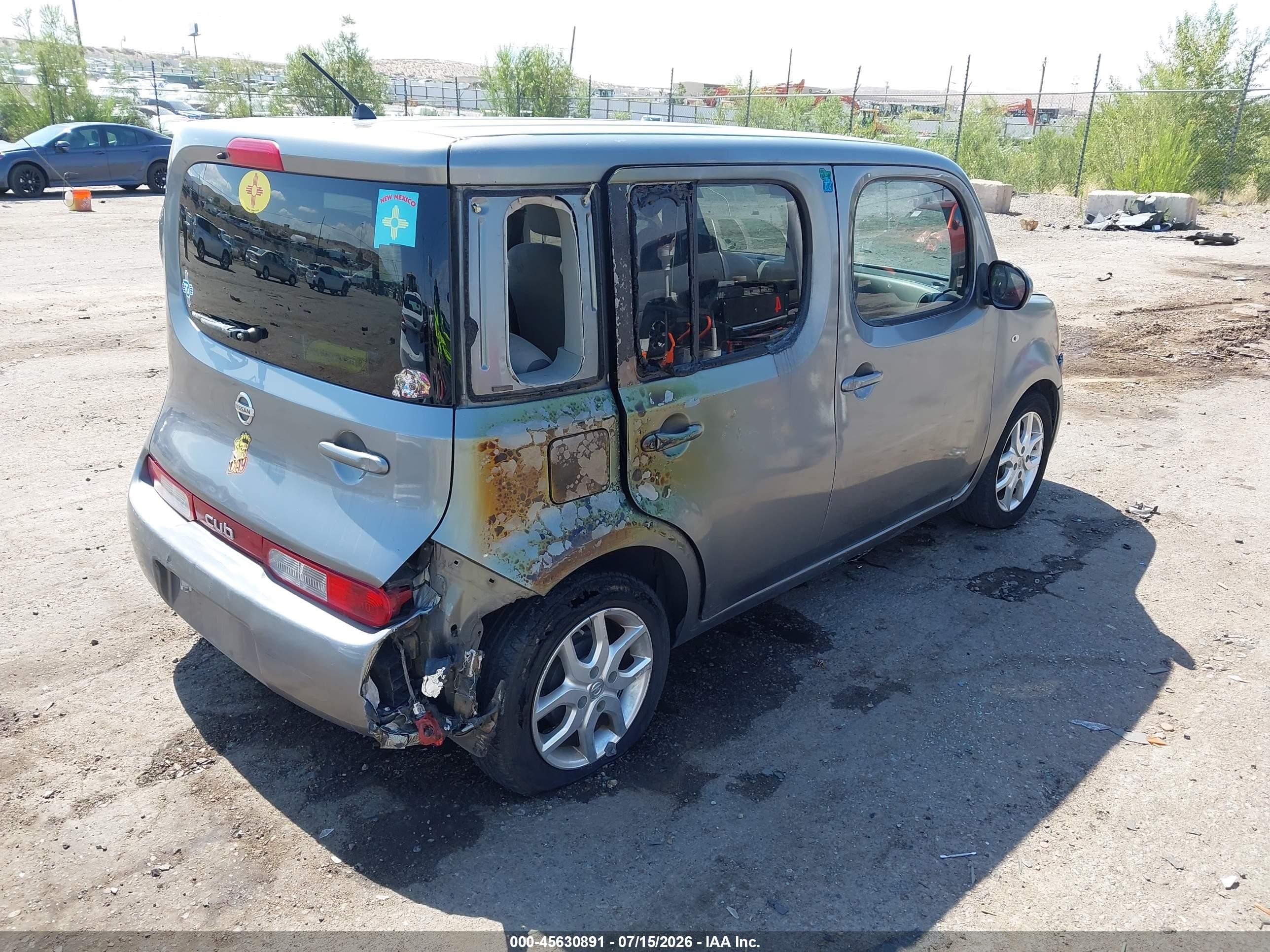 2010 Nissan Cube 1.8sl Gray vin: JN8AZ2KRXAT157637