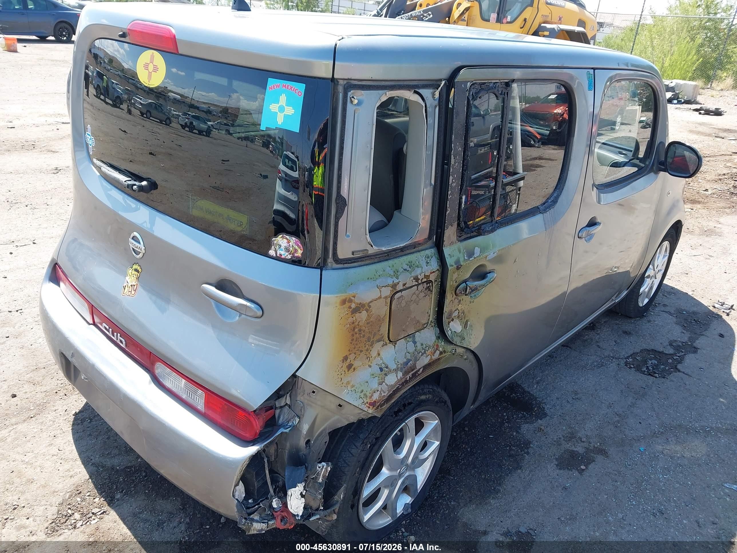 2010 Nissan Cube 1.8sl Gray vin: JN8AZ2KRXAT157637