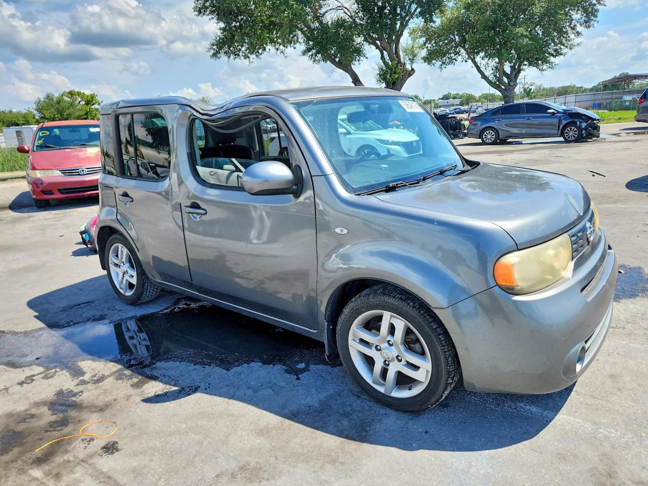 2010 Nissan Cube Gray vin: JN8AZ2KRXAT160456
