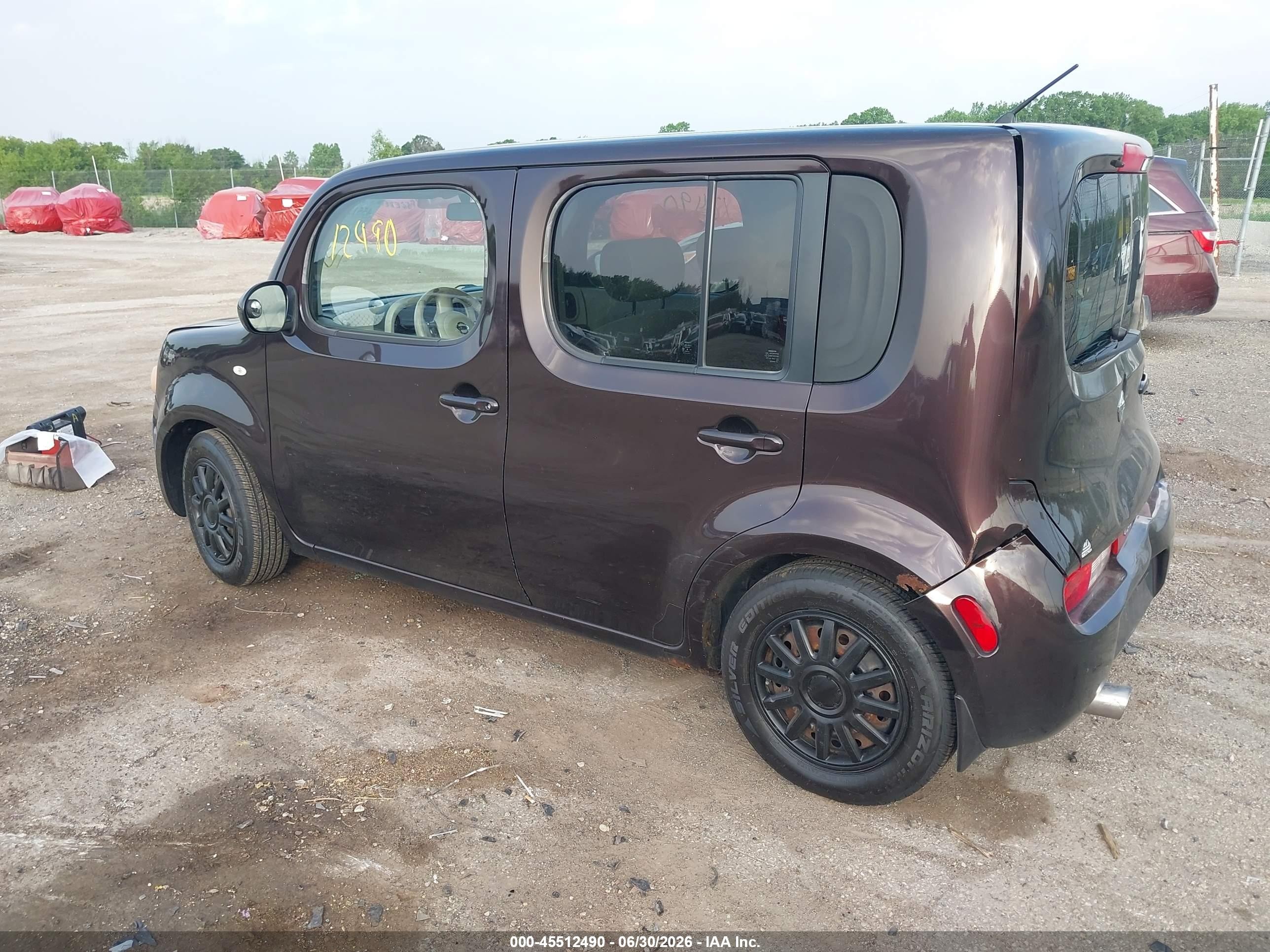 2010 Nissan Cube 1.8s Brown vin: JN8AZ2KRXAT166452