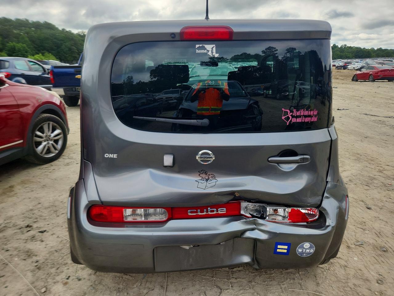 2012 Nissan Cube 1.8 Gray vin: JN8AZ2KRXCT254064