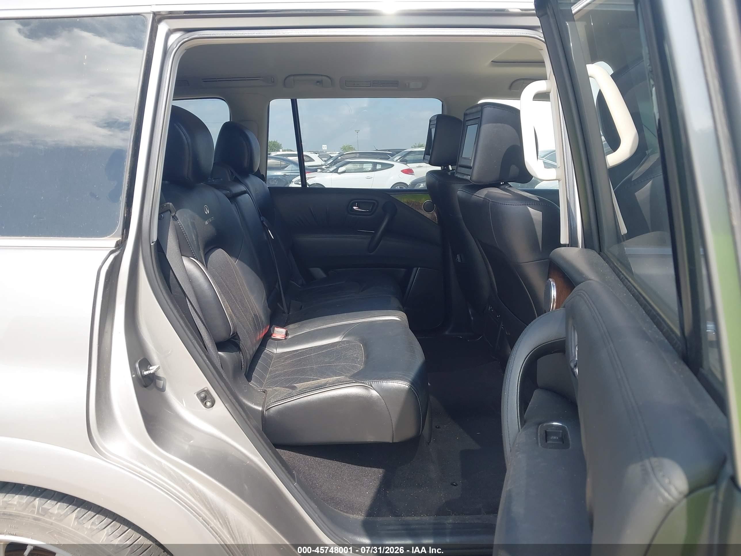 2012 Infiniti Qx56   Gray vin: JN8AZ2NC0C9315037