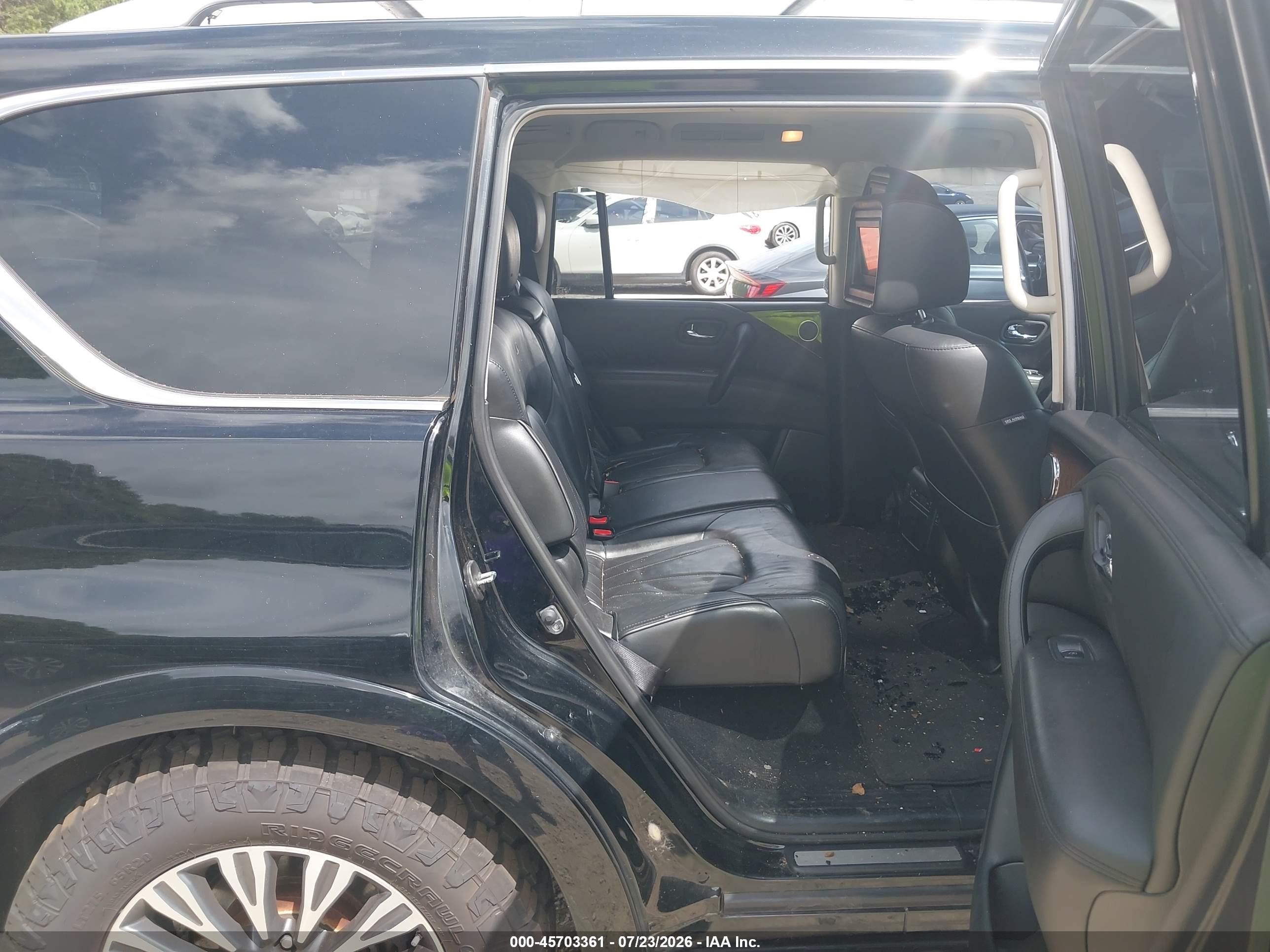 2014 Infiniti Qx80 Black vin: JN8AZ2NC0E9351295