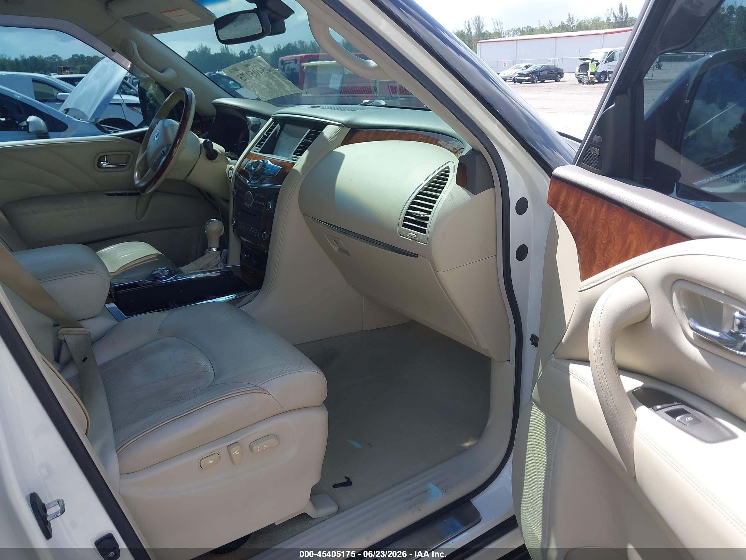 2015 Infiniti Qx80 Limited White vin: JN8AZ2NC0F9370687