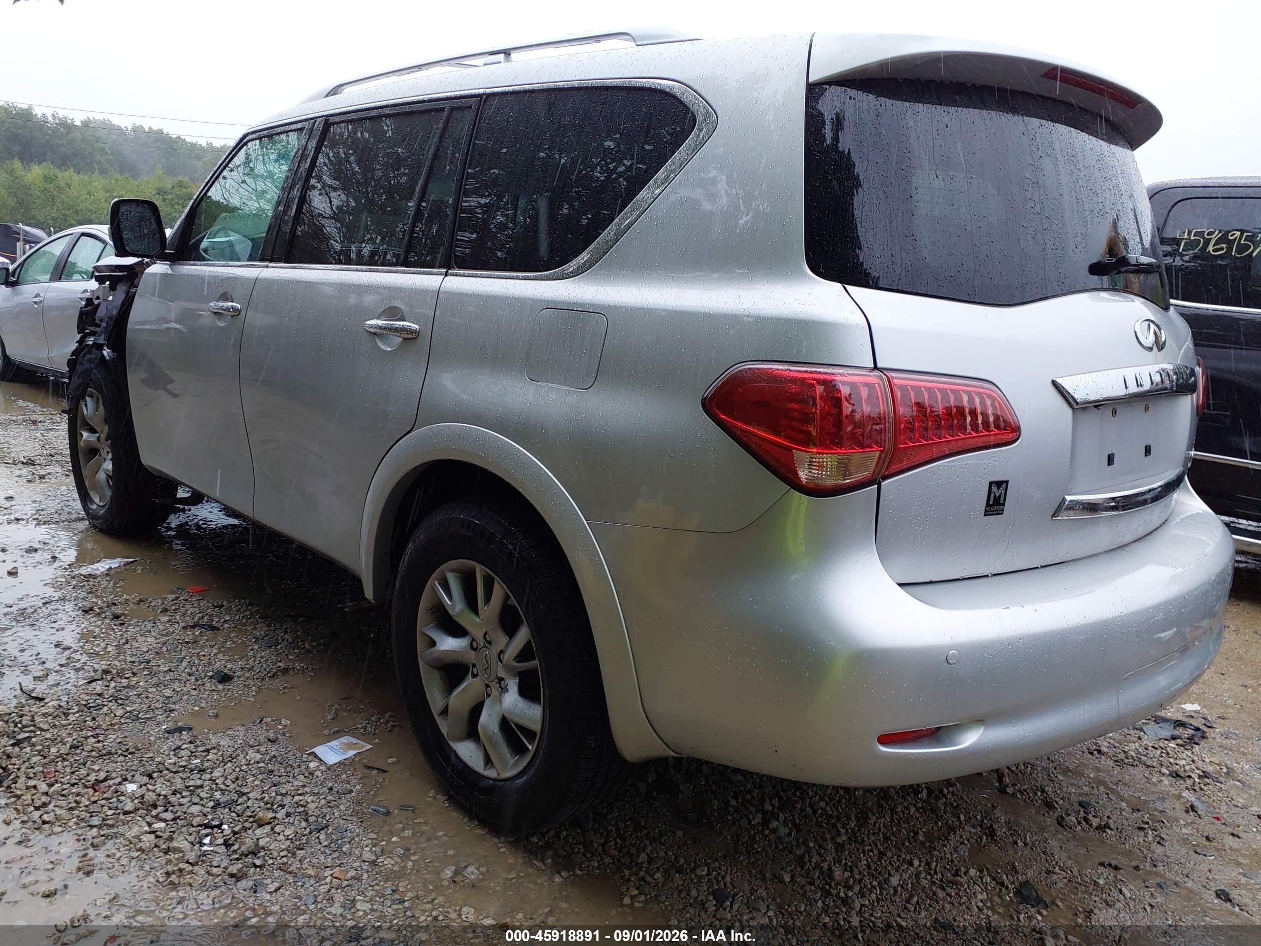 2011 Infiniti Qx56 Silver vin: JN8AZ2NC1B9302263