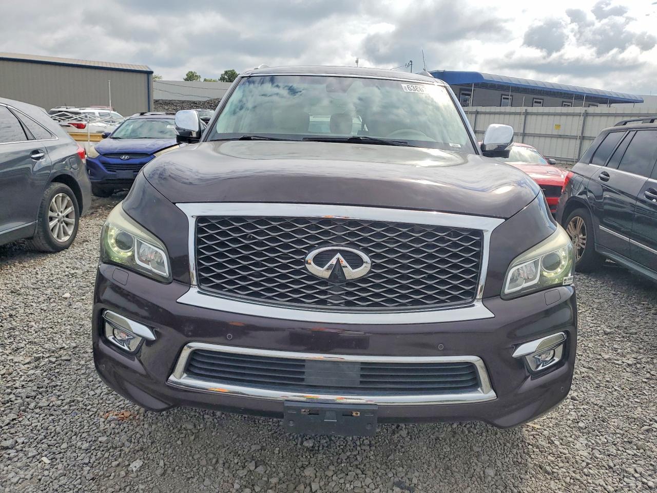 2015 Infiniti Qx80 Base Purple vin: JN8AZ2NC1F9370763