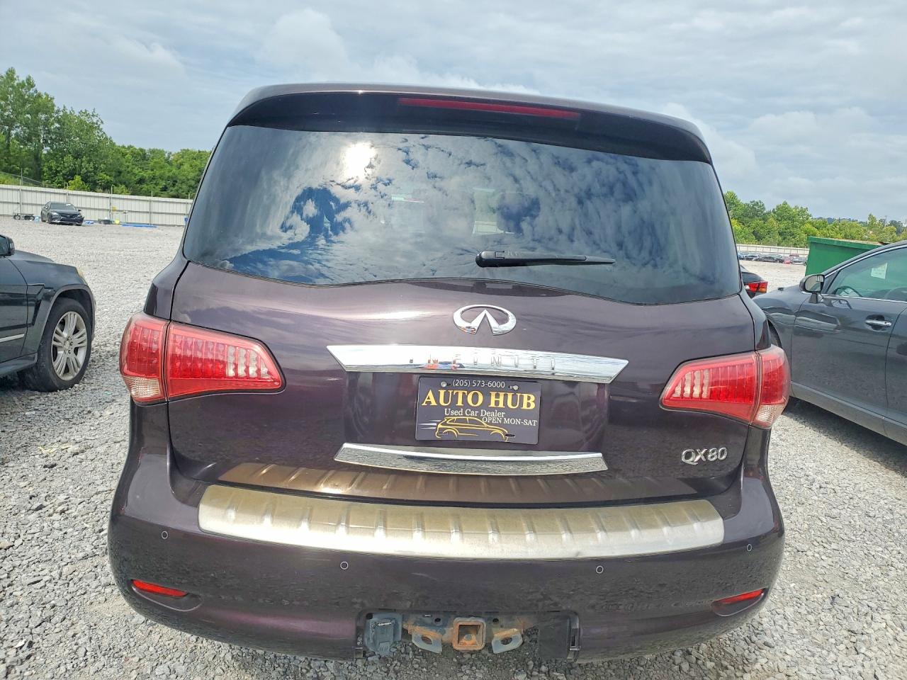 2015 Infiniti Qx80 Base Purple vin: JN8AZ2NC1F9370763