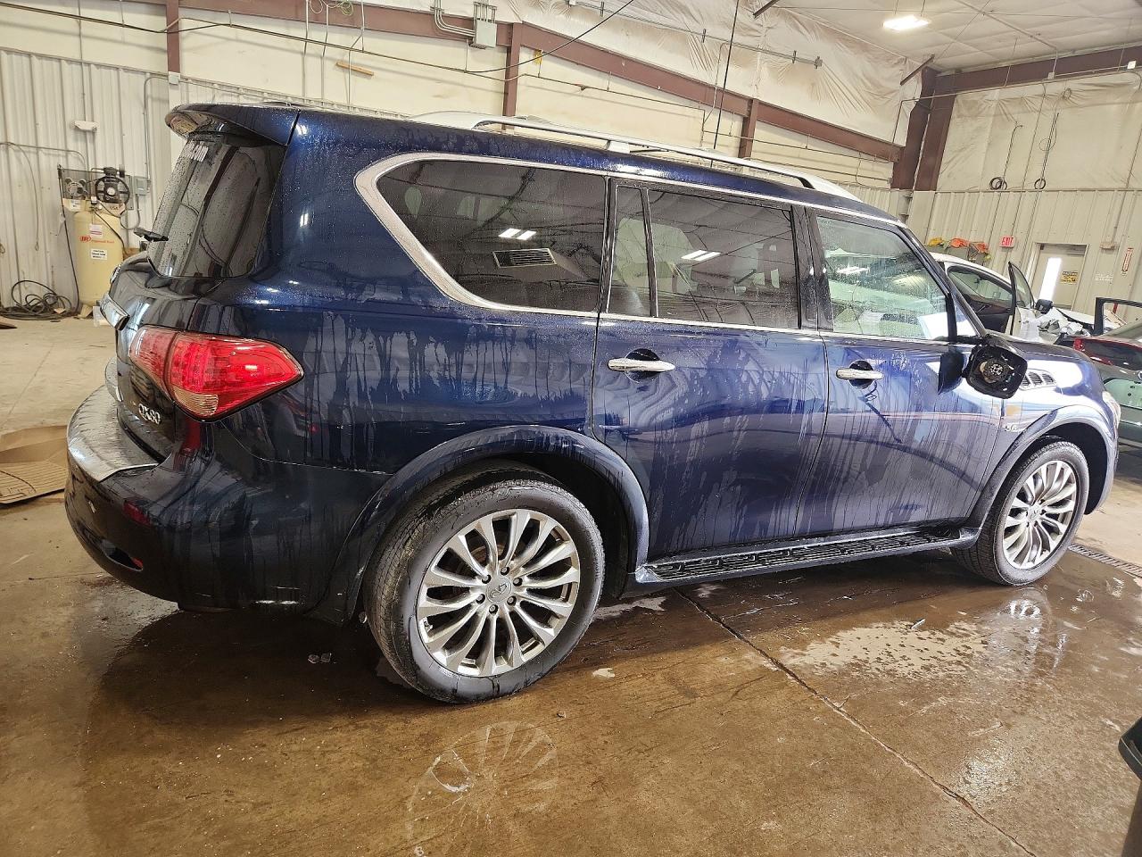 2015 Infiniti Qx80 Base Blue vin: JN8AZ2NC1F9372240