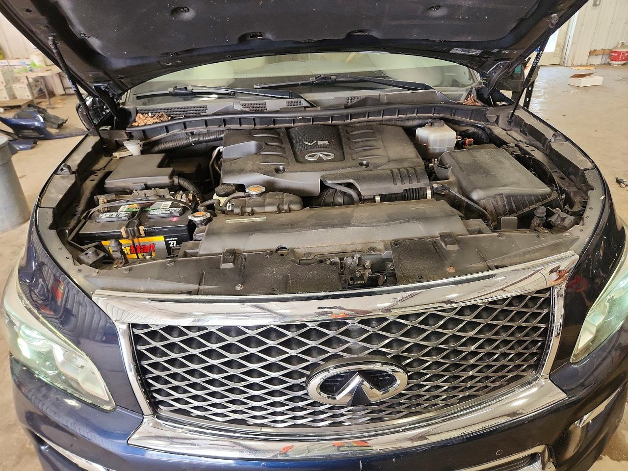 2015 Infiniti Qx80 Base Blue vin: JN8AZ2NC1F9372240