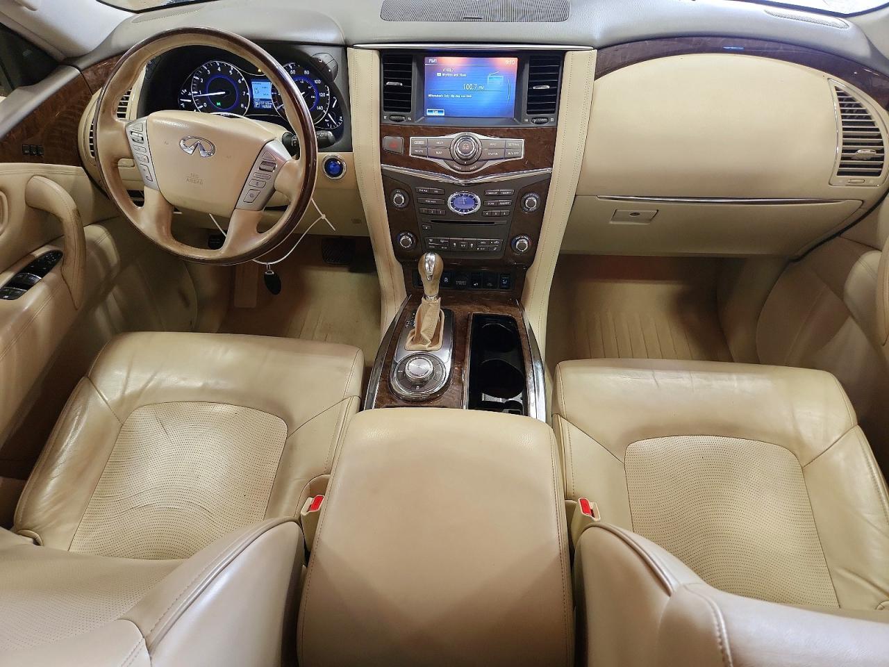 2015 Infiniti Qx80 Base Blue vin: JN8AZ2NC1F9372240